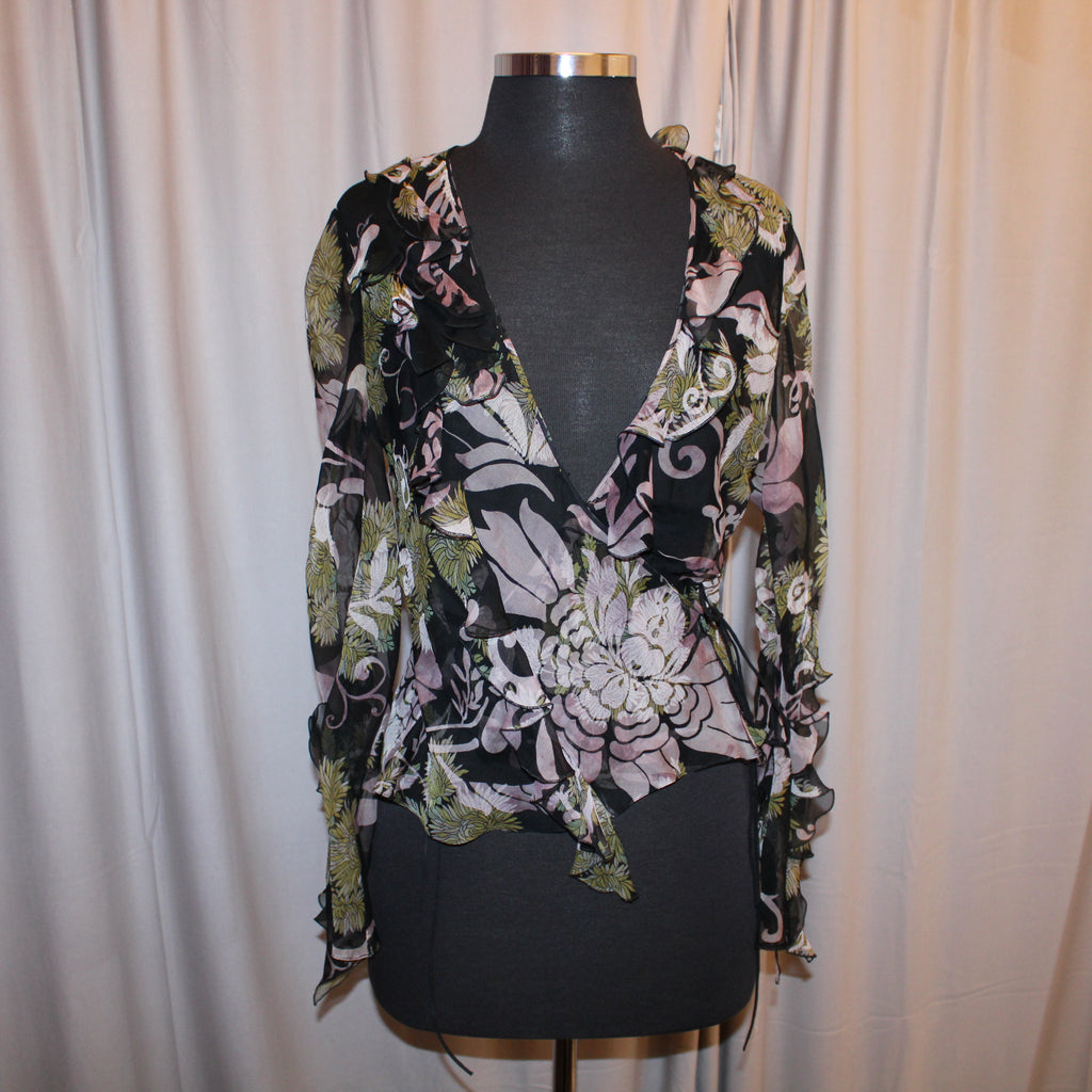 Dior By Galliano Era Silk Top