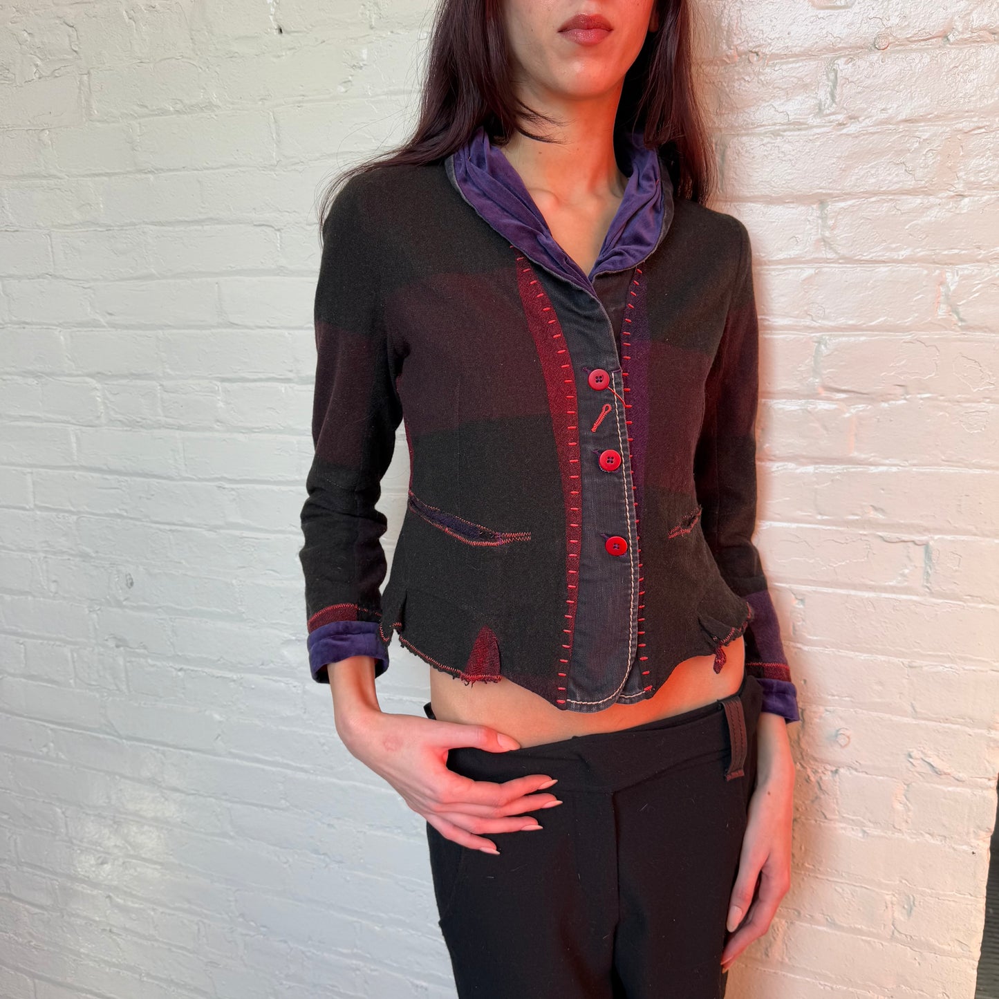 Marithe Francois Girbaud Wool Jacket