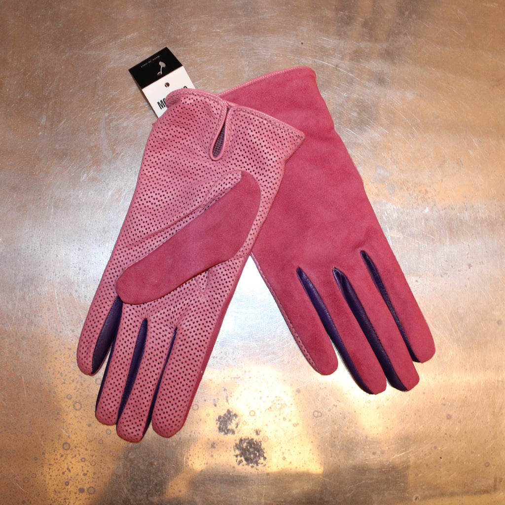 Moschino leather gloves