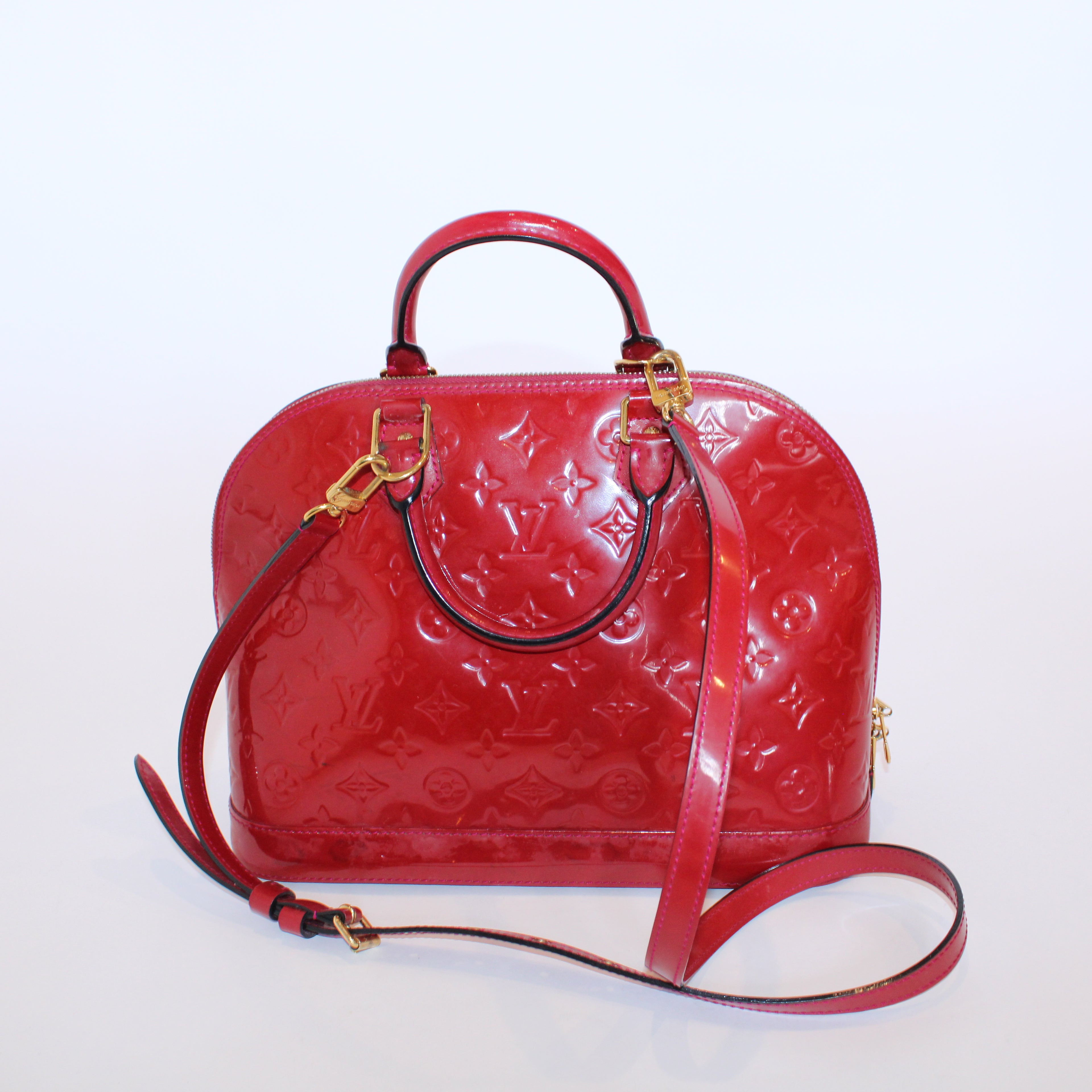 LV Alma Red Bag