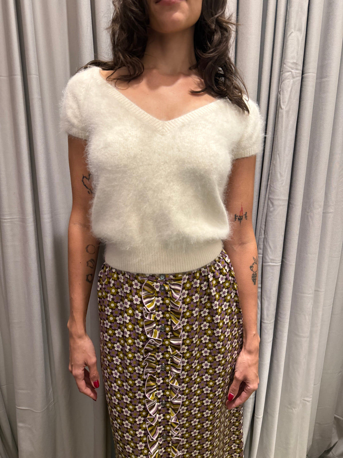 Celine Angora Wool Top