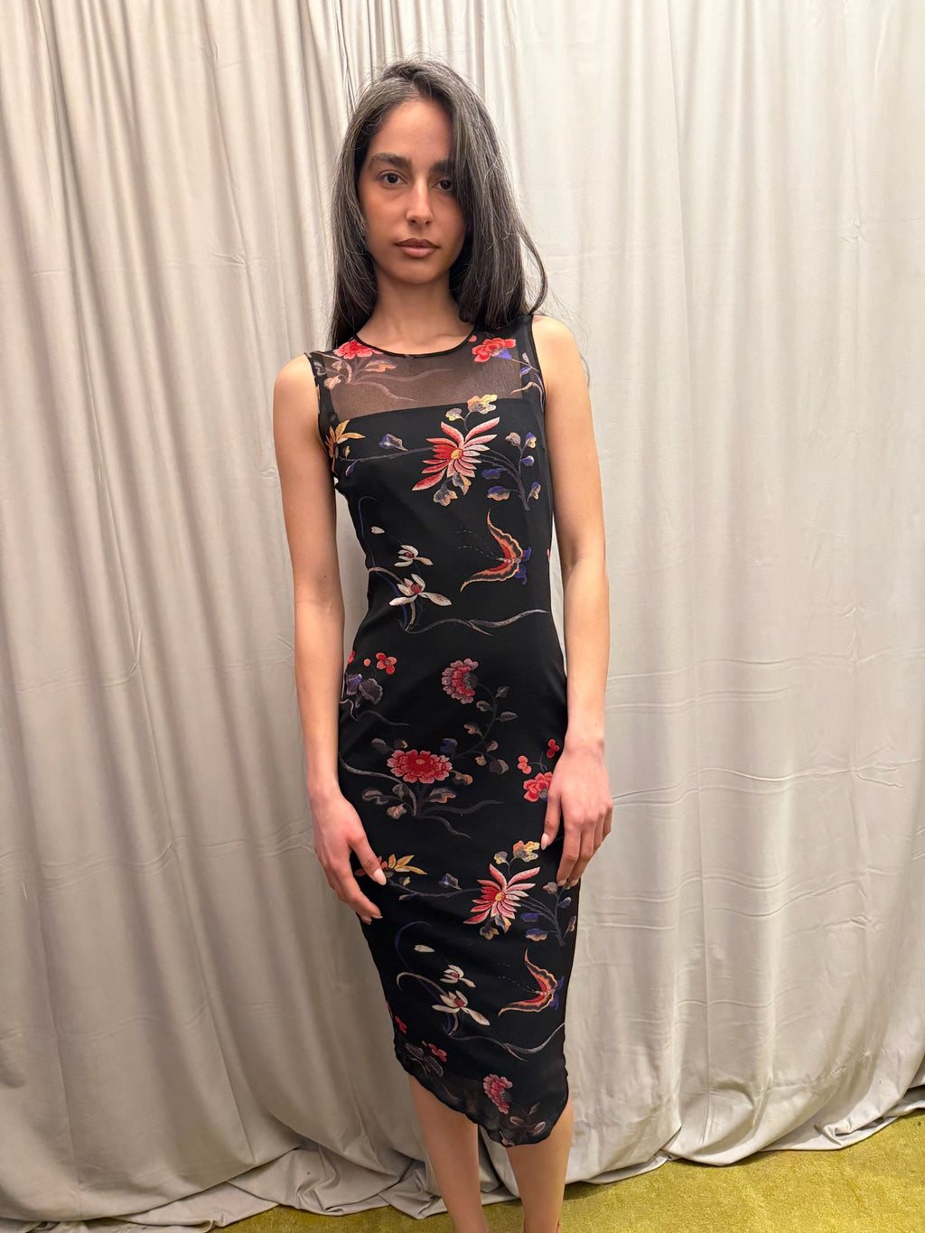 Dolce and Gabbana Mesh Dress W/ Lining