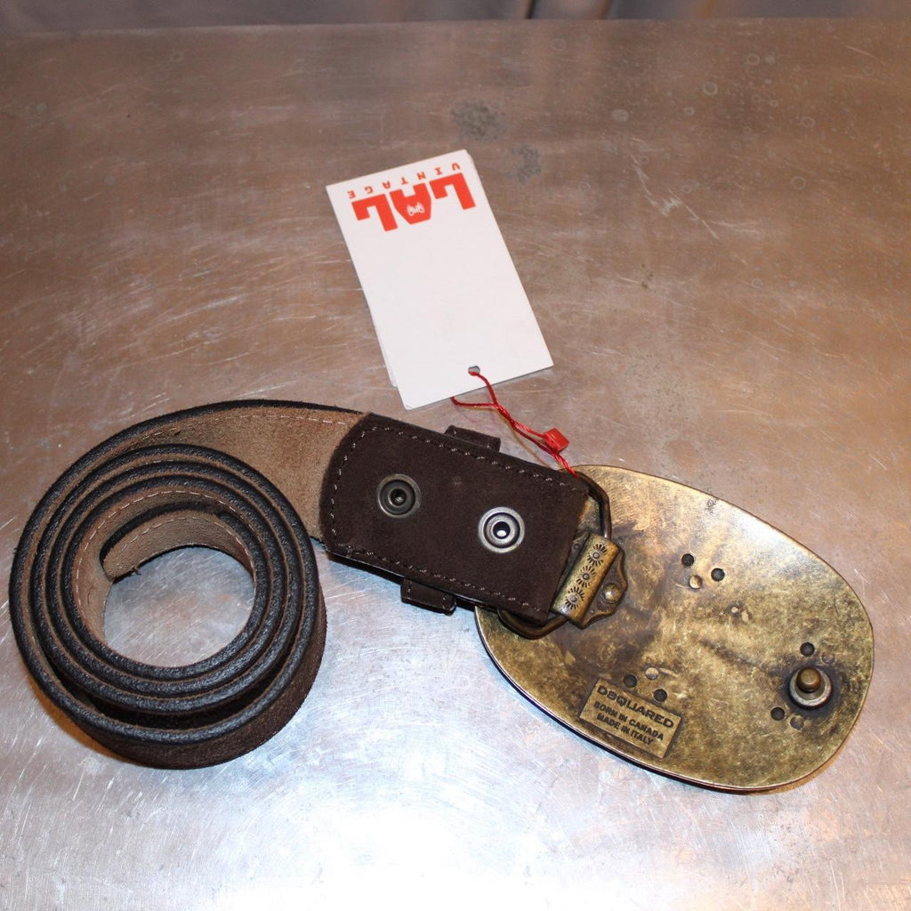 DSQUARED2 Brown Leather Belt