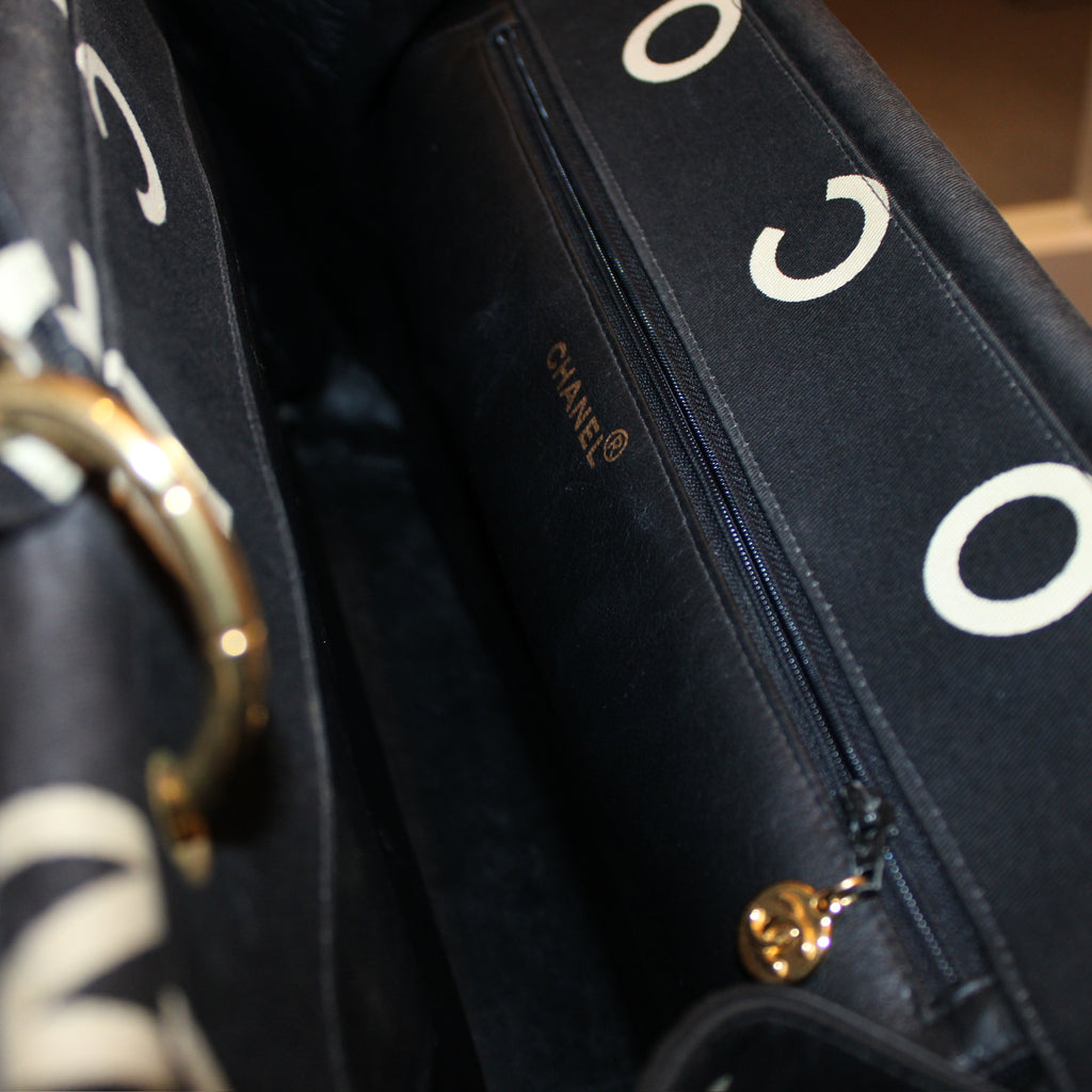 Vintage Chanel Logo Letter Bag