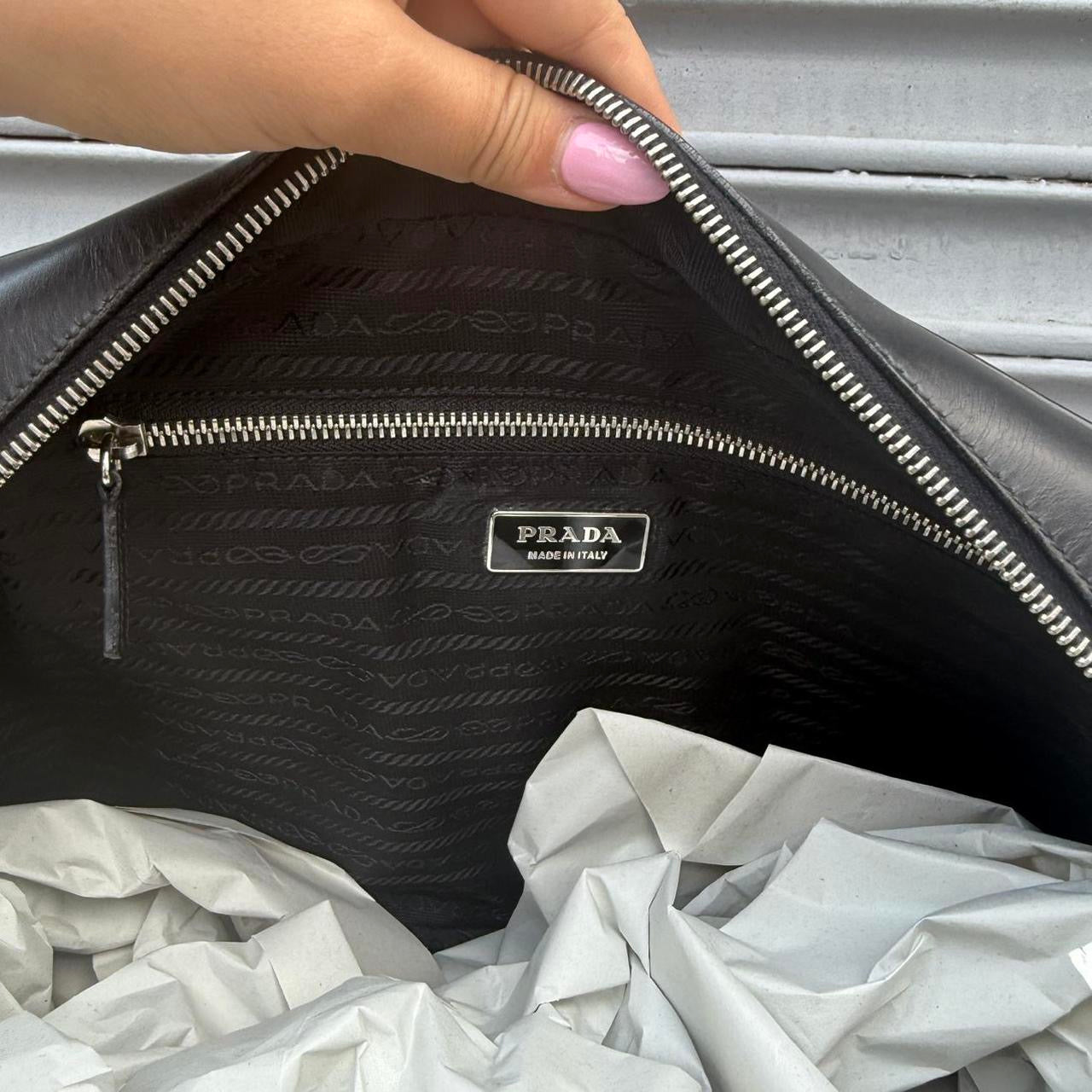 Prada Leather Bowling Bag