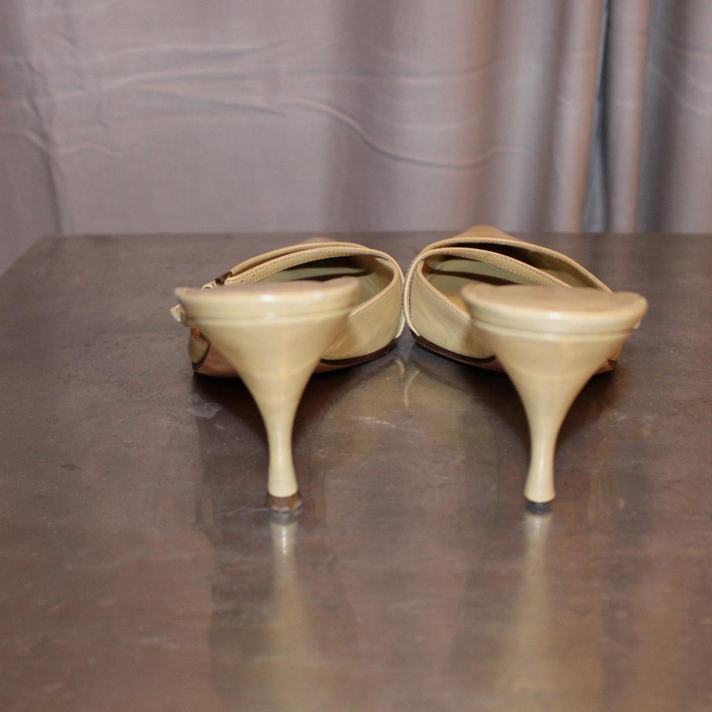 Vintage Gucci Leather Mules