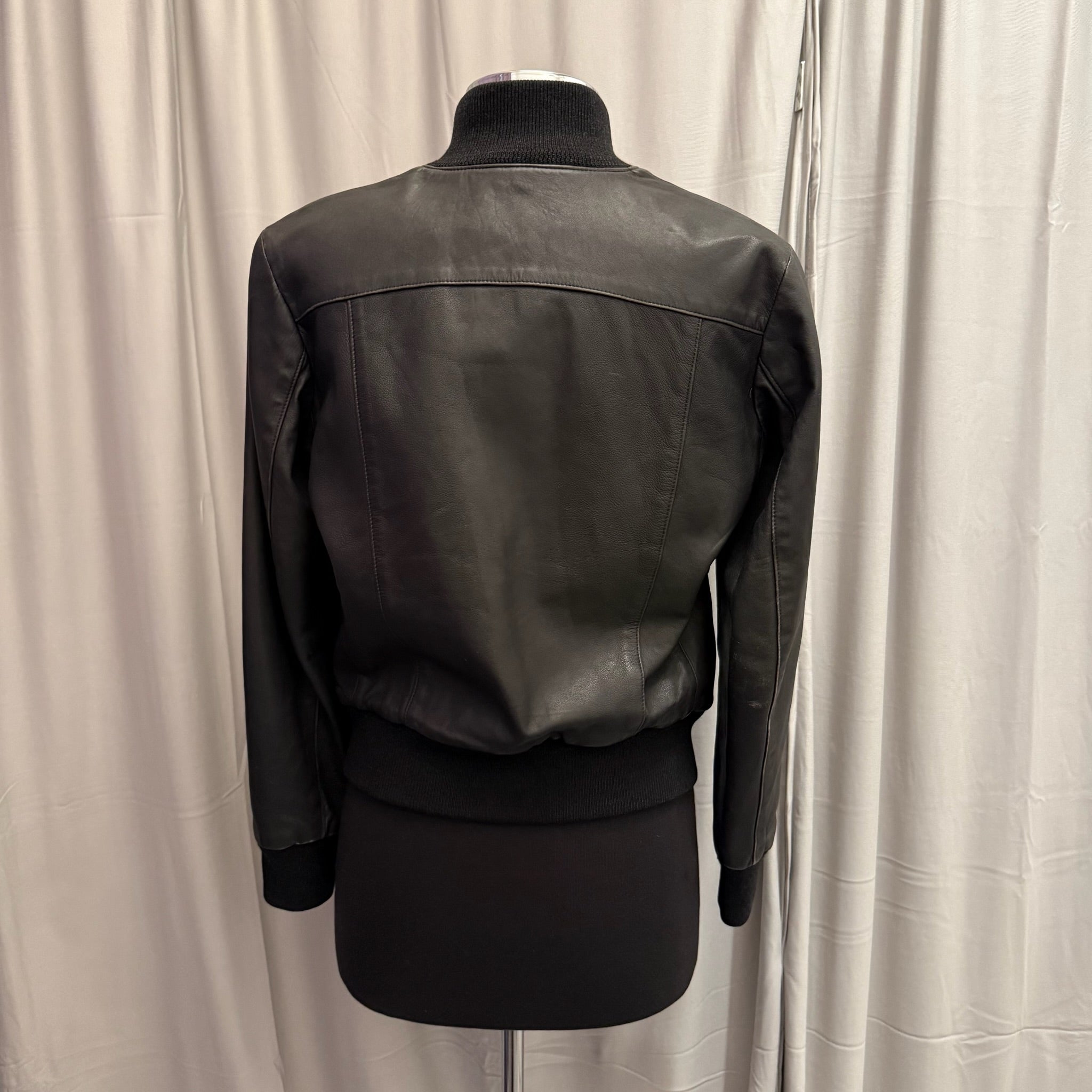 Italian brown leather jacket