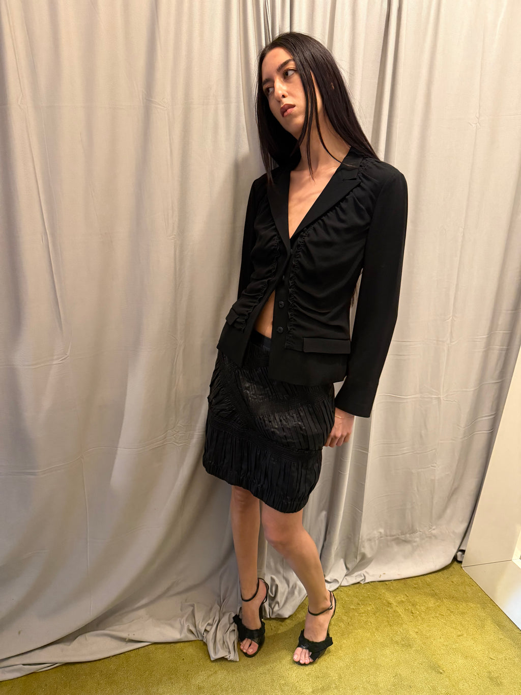 Prada Ruched Blazer