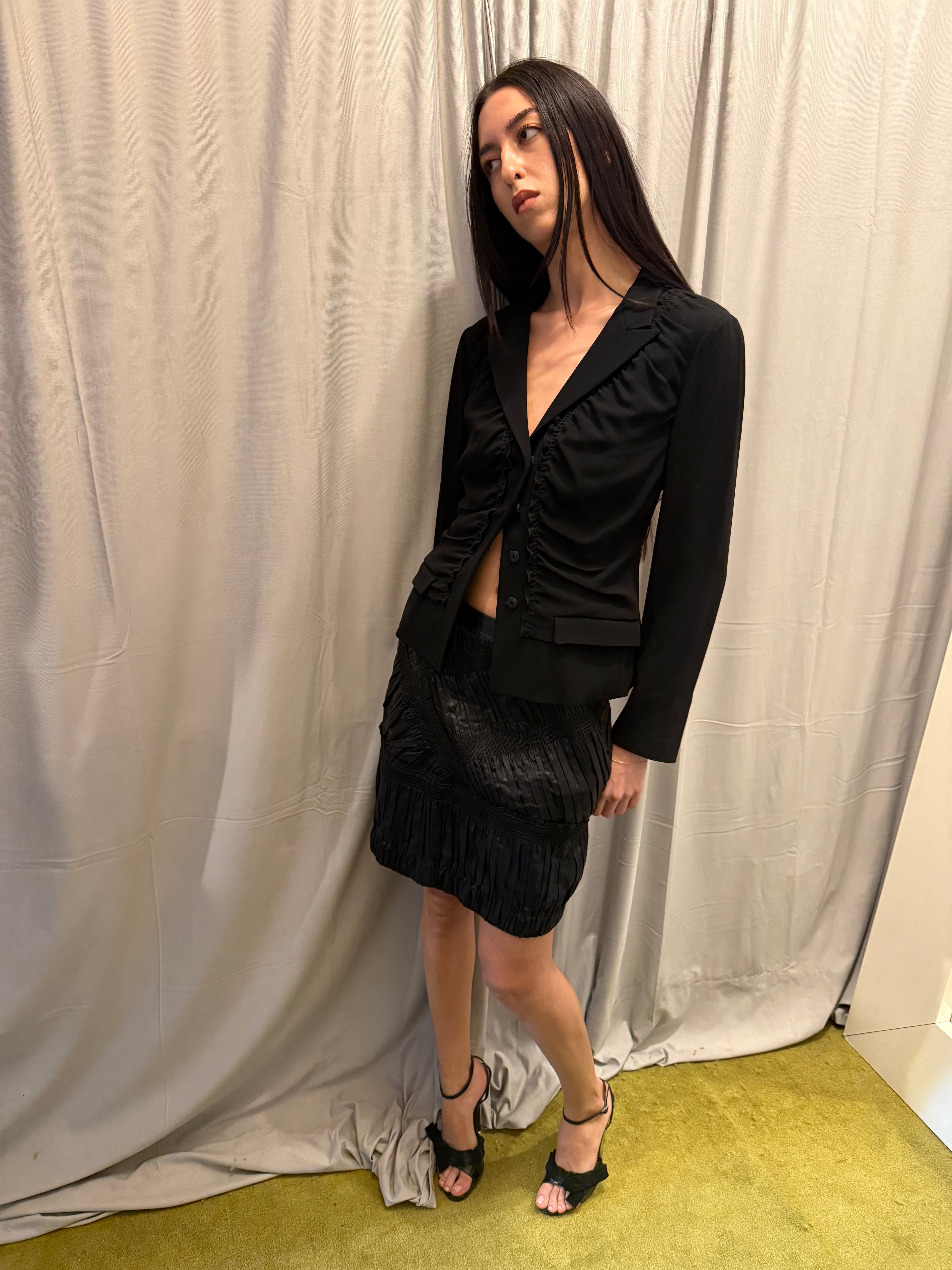 Prada Ruched Blazer