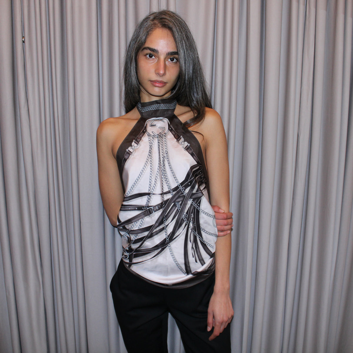 Frida Giannini Era Gucci Silk Top
