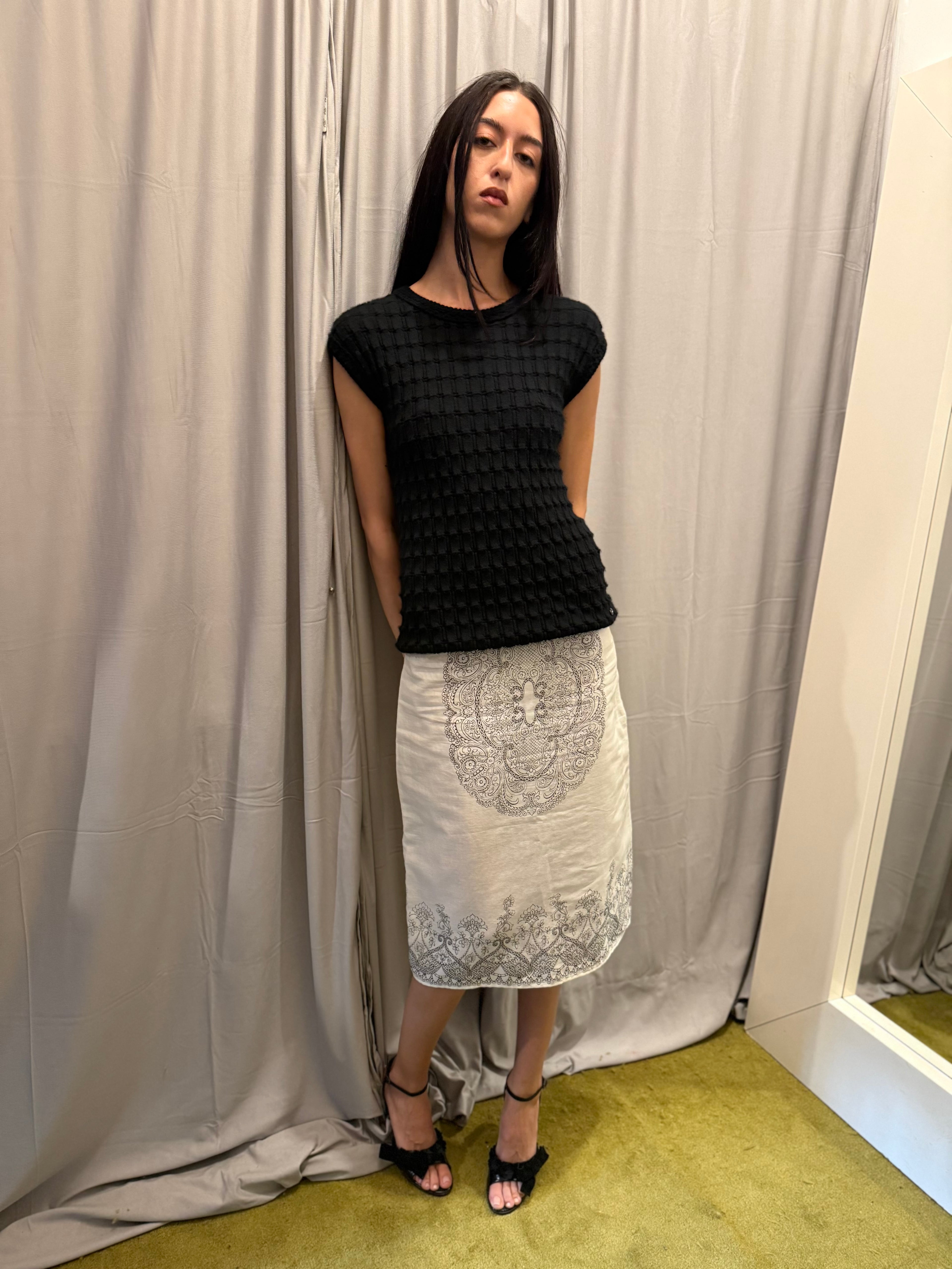 Chanel Knit Cashmere Top