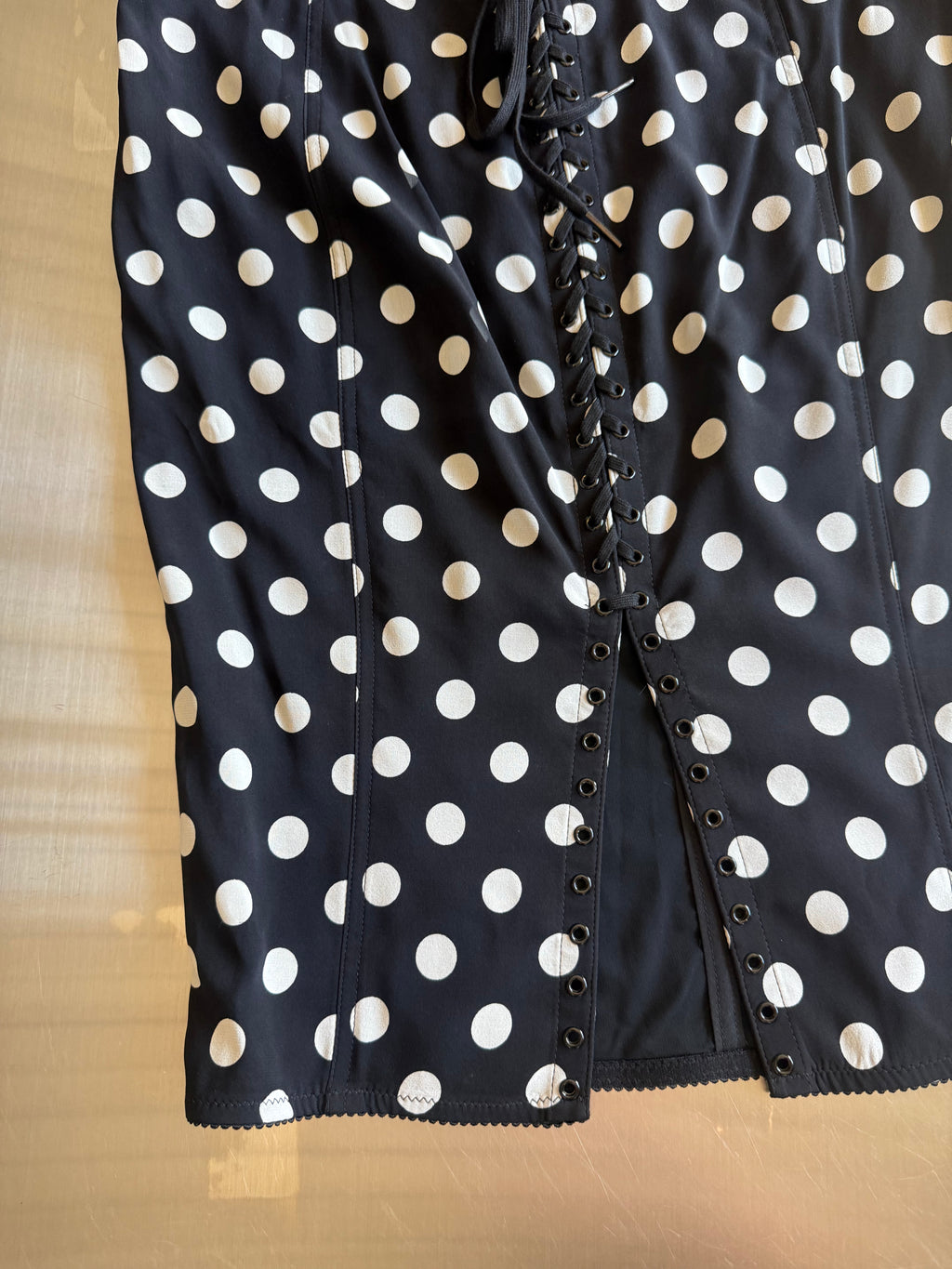 Dolce & Gabbana Polka Dot Silk Skirt