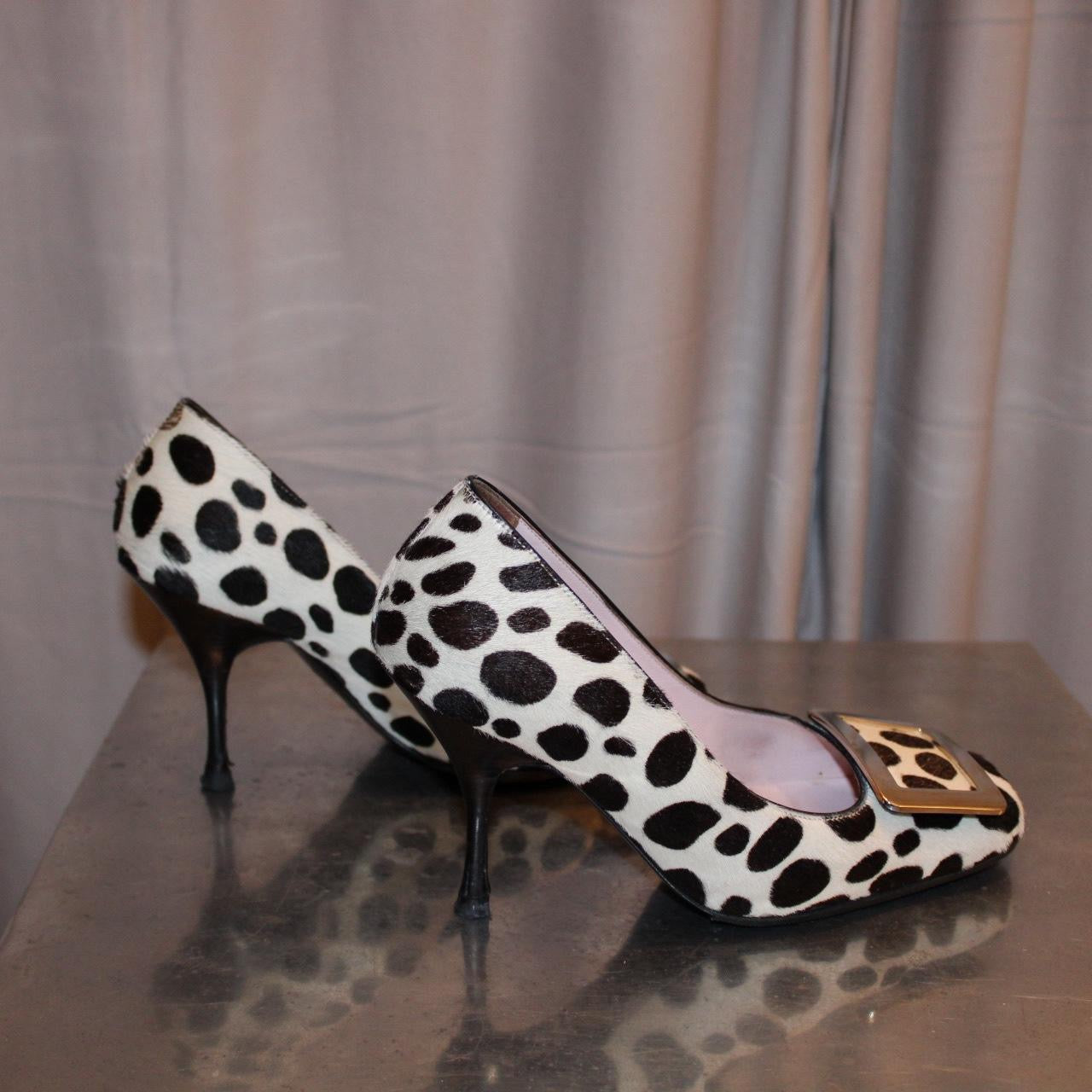 Celine Pony Hair Heels