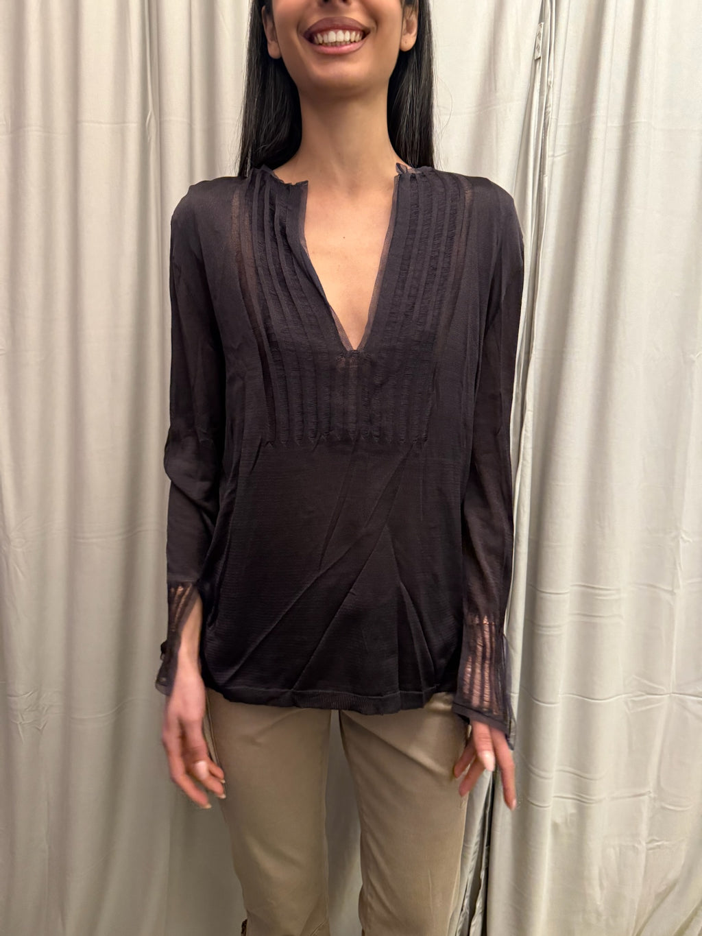 Yves Saint Laurent Mesh Top