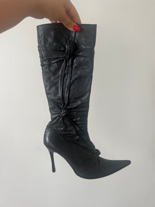 Y2K Italian leather boots