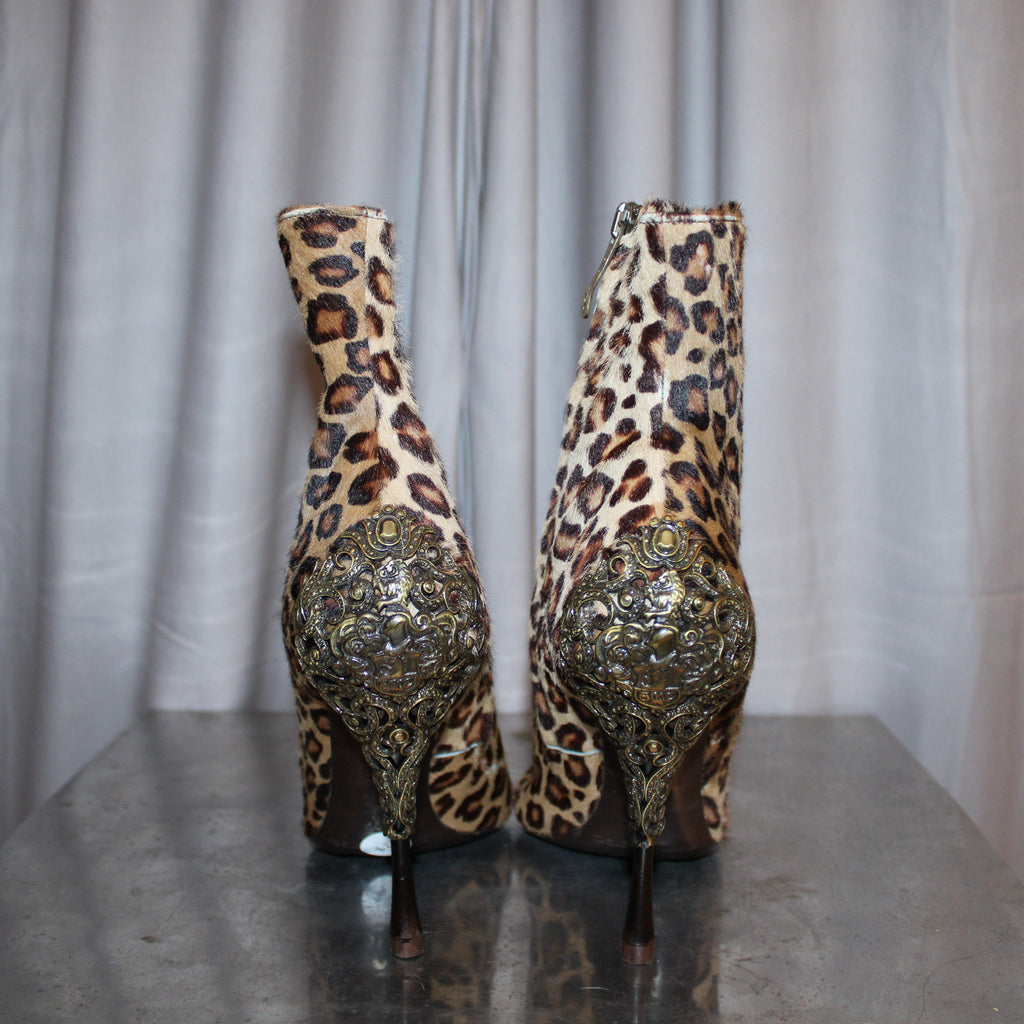 Gianmarco Lorenzi calf hair boots