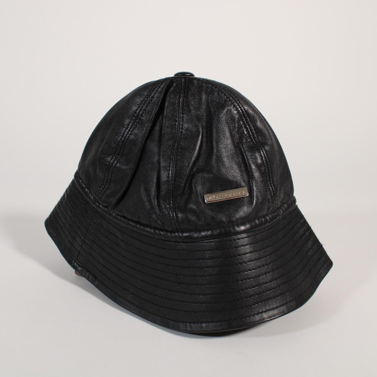 Vintage Dolce & Gabbana Leather Hat