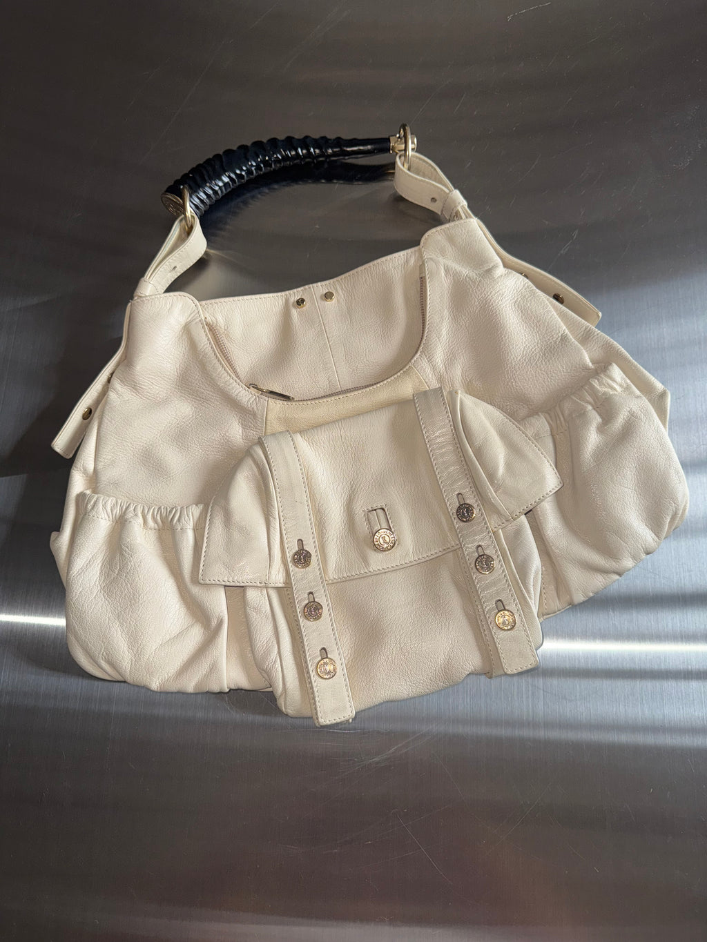 YSL Leather Mala Mala Bag