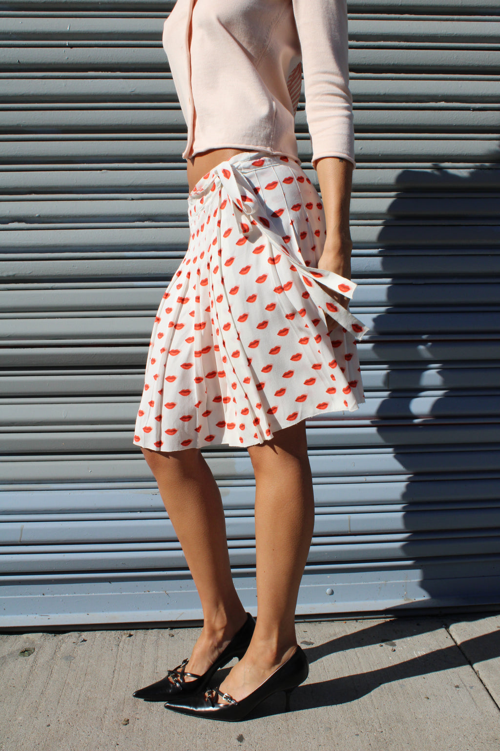 Prada S/S 2000 Reissue Lip Print Skirt from Resort 2011