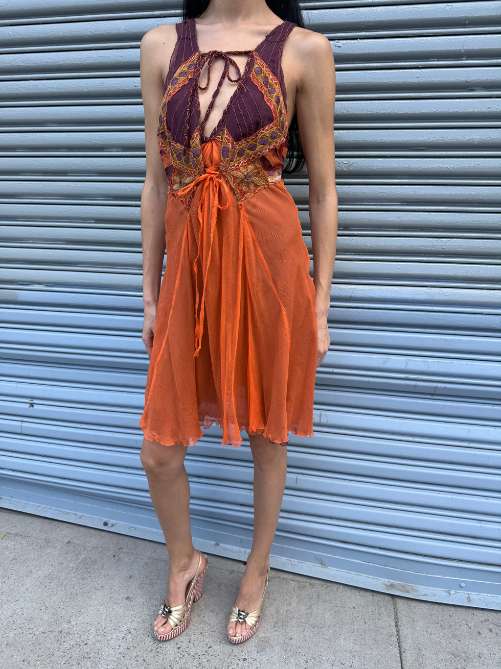 Alberta Ferretti Silk Dress