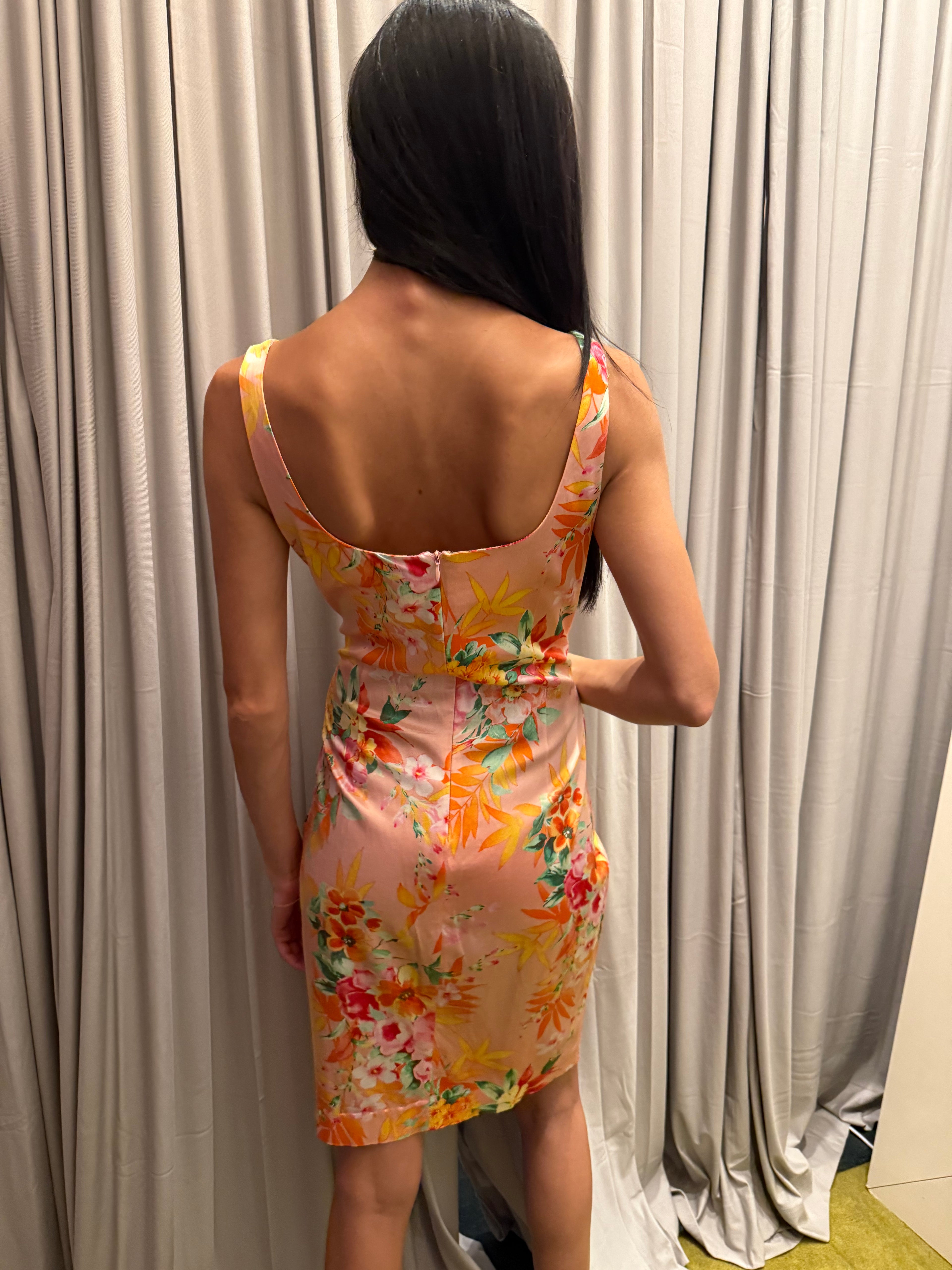 Dolce & Gabbana 2005 Bodycon Floral Dress