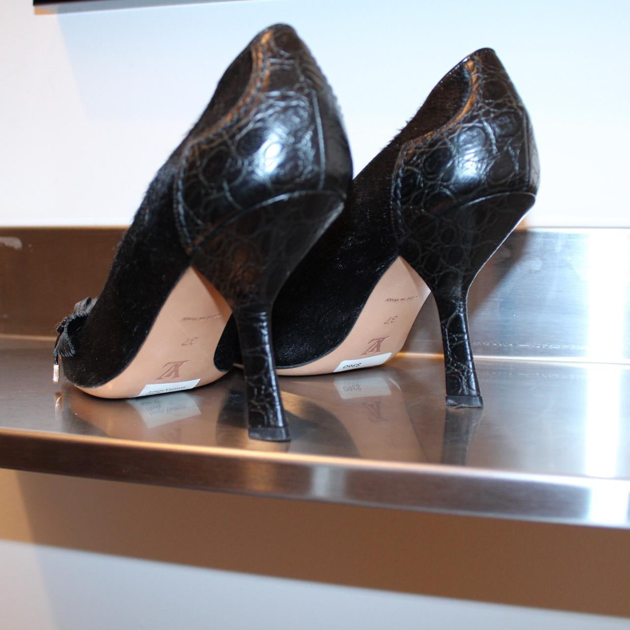 Louis Vuitton Ponyhair Heels