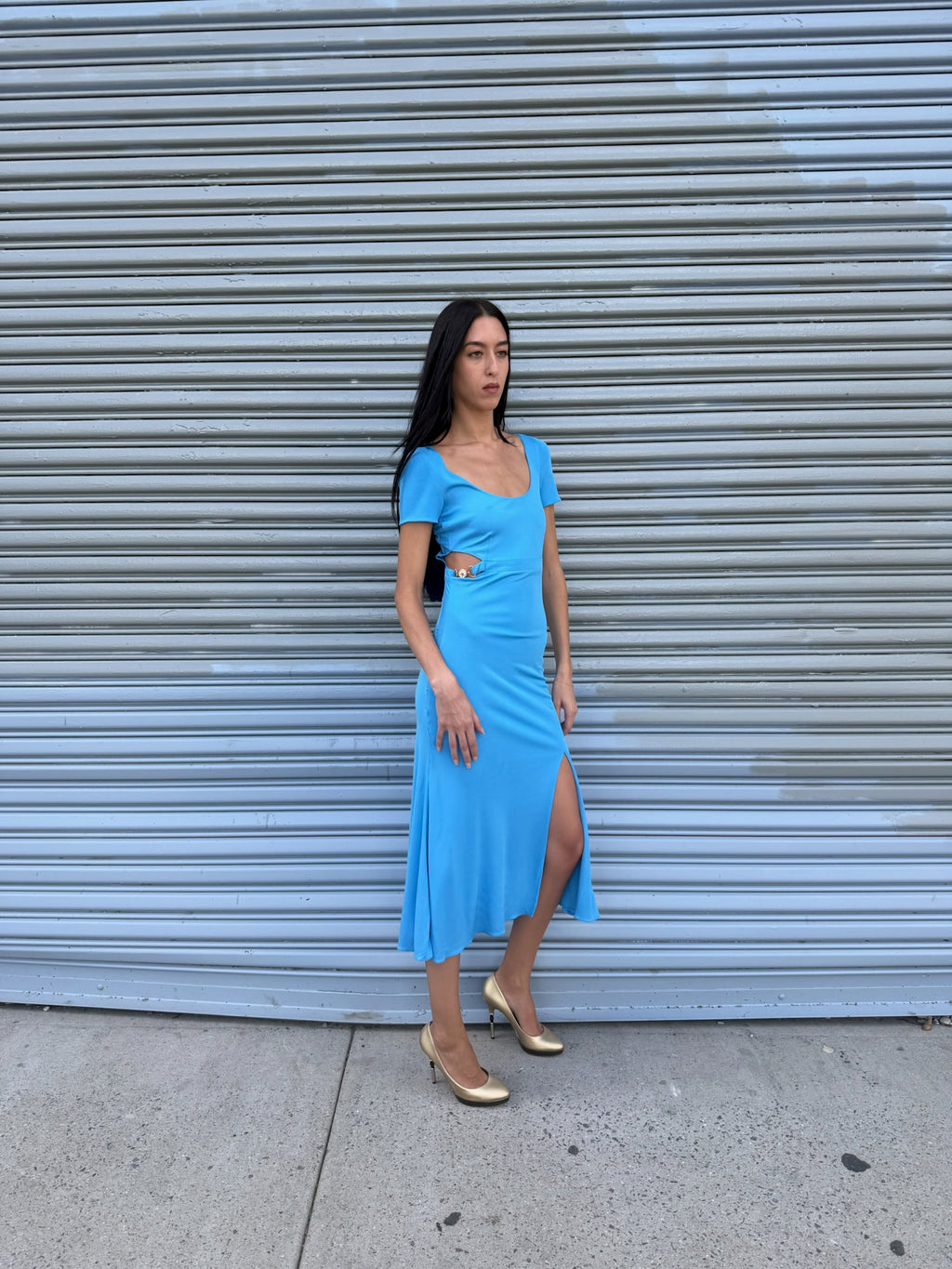 Versace Blue Dress