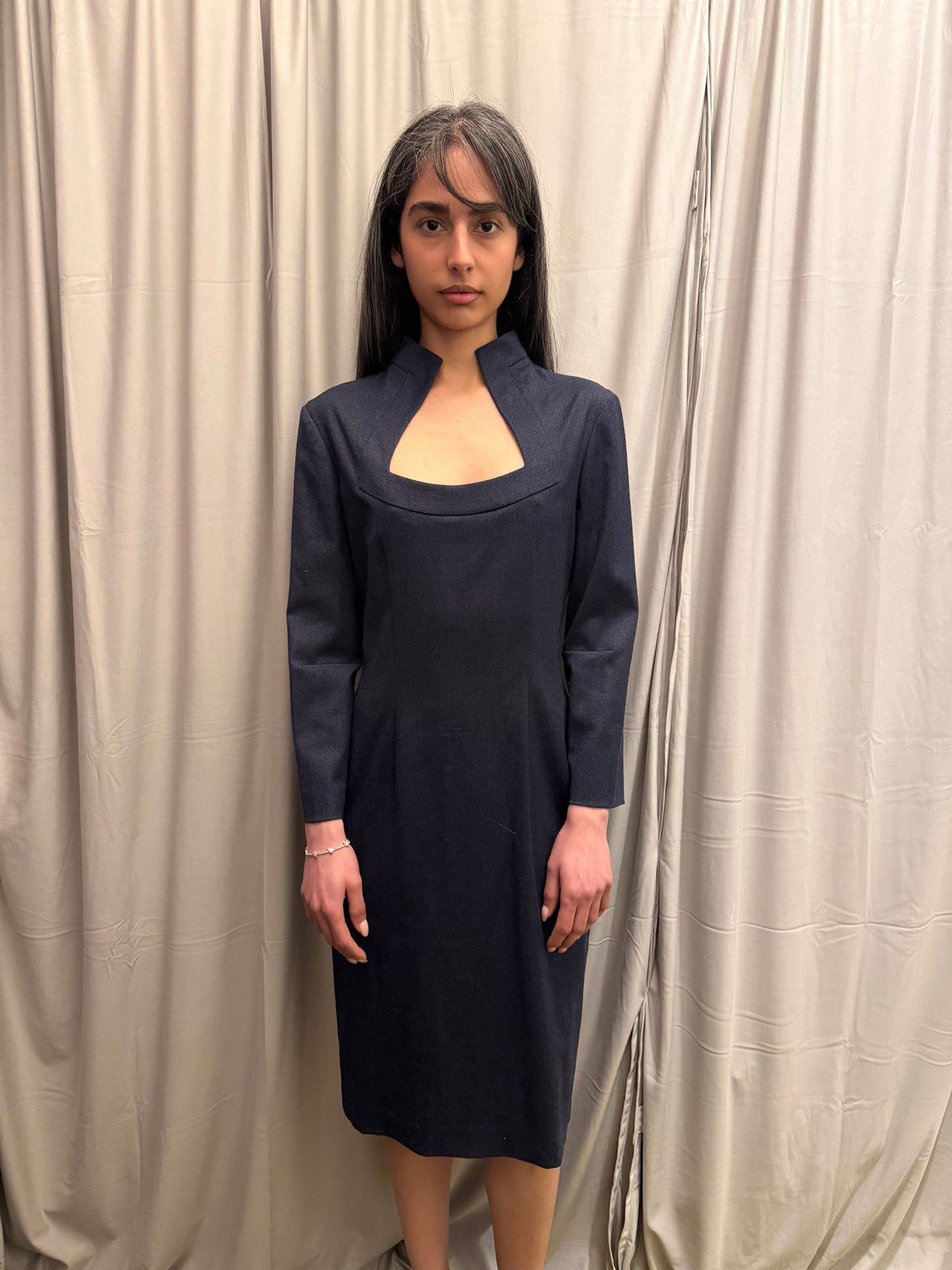 Alexander Mcqueen Maxi Wool Dress – lalvintage