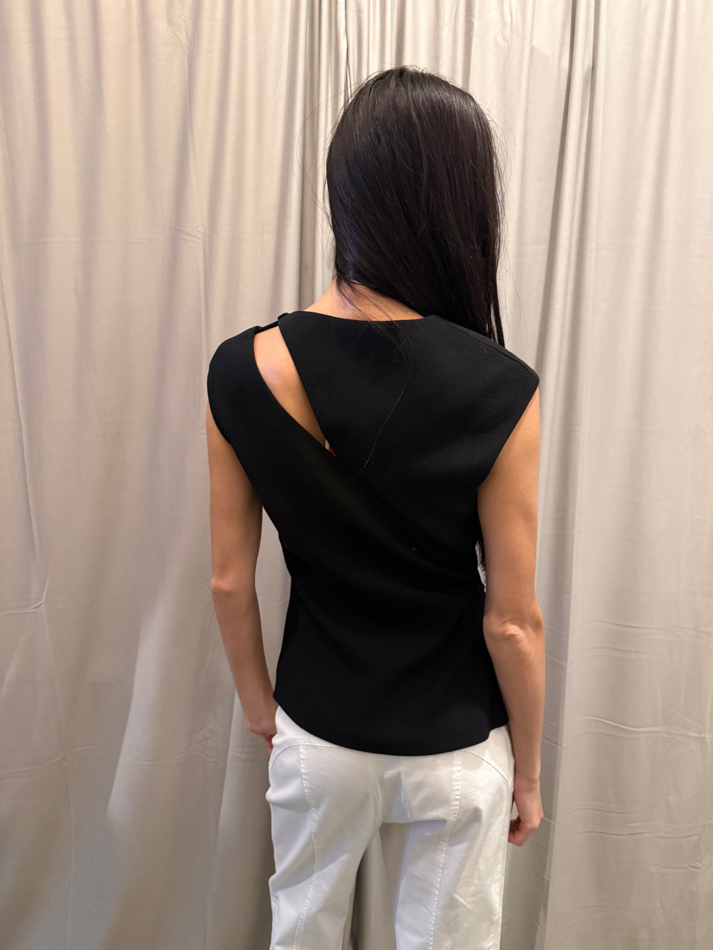 Emilio Pucci Black Wool Top