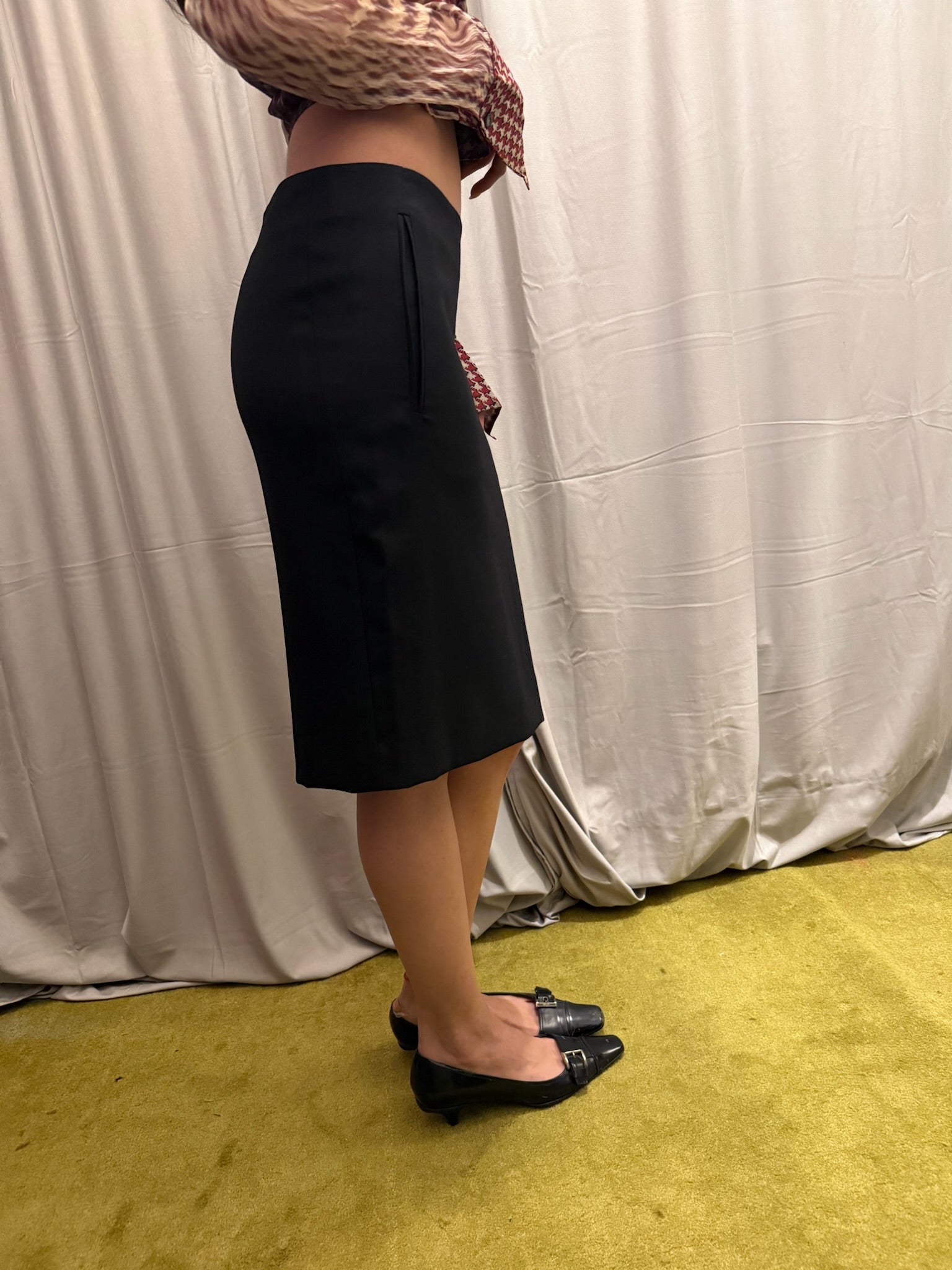 YSL by Tom Ford Era Wool Skirt