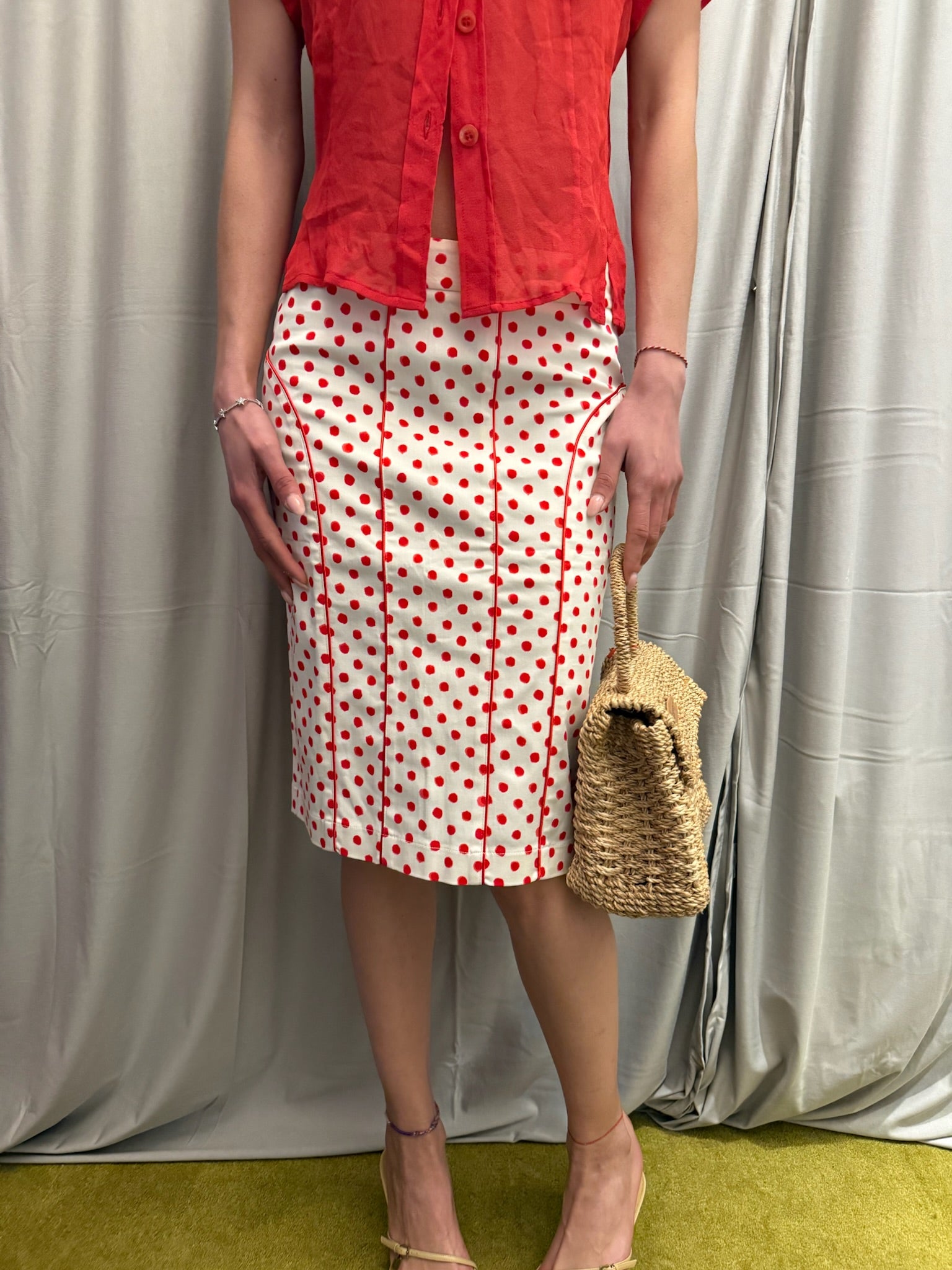 Blumarine Polka Dot Skirt