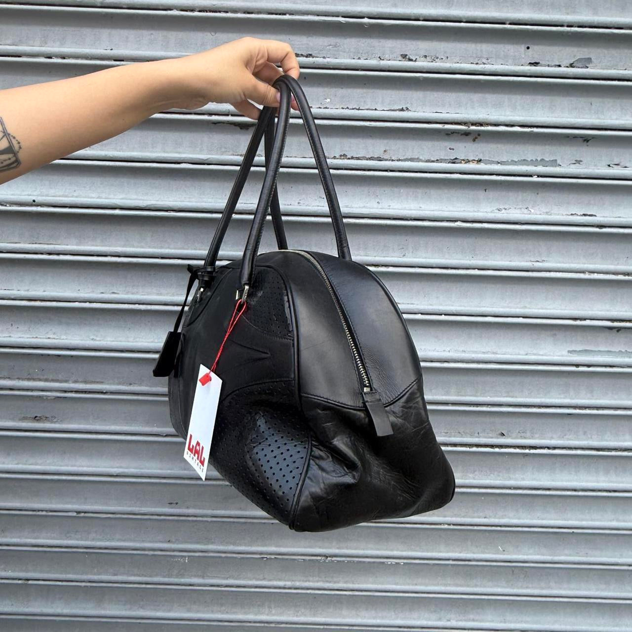 Prada Leather Bowling Bag