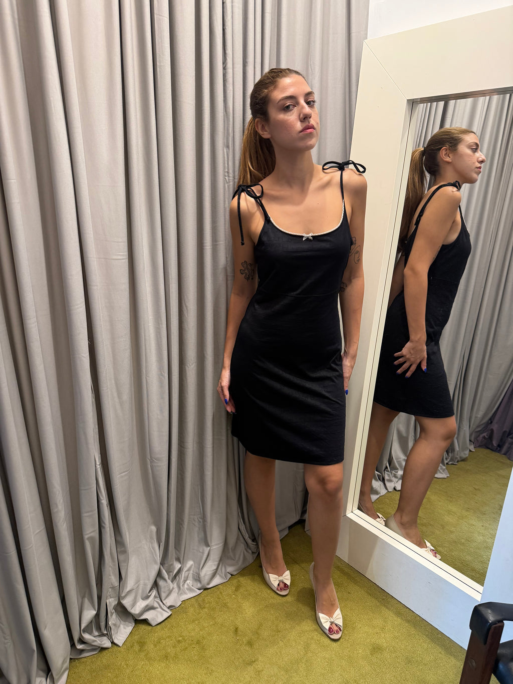 Blugirl Blumarine Black Mini Dress