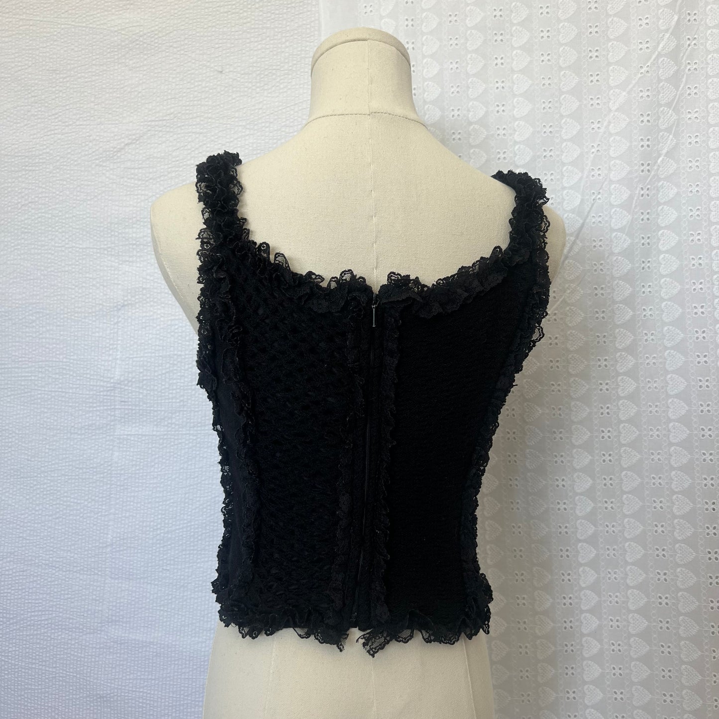 Moschino Couture Crochet Corset Top