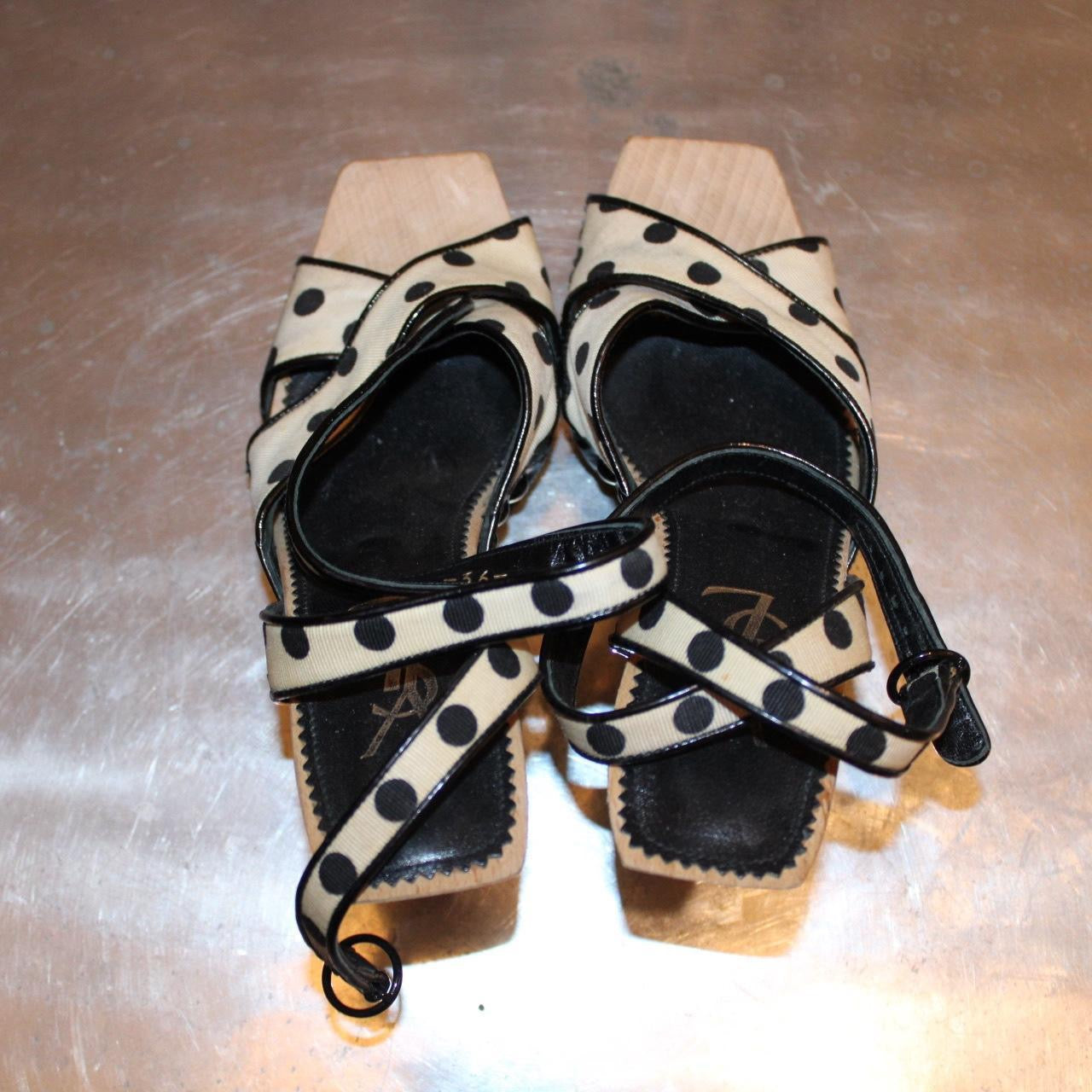 Vintage YSL Polka Dot Heels