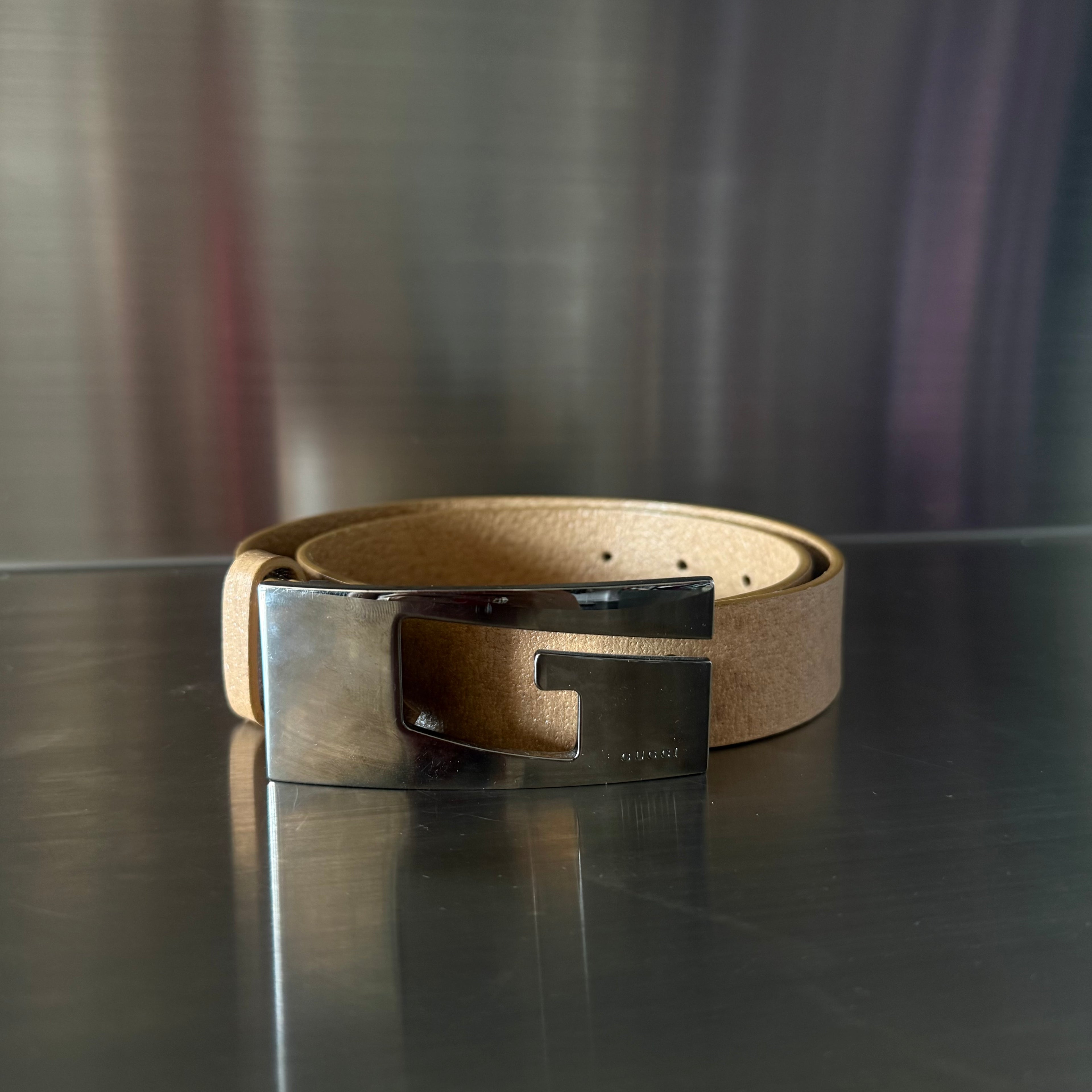 Vintage Gucci Leather Belt