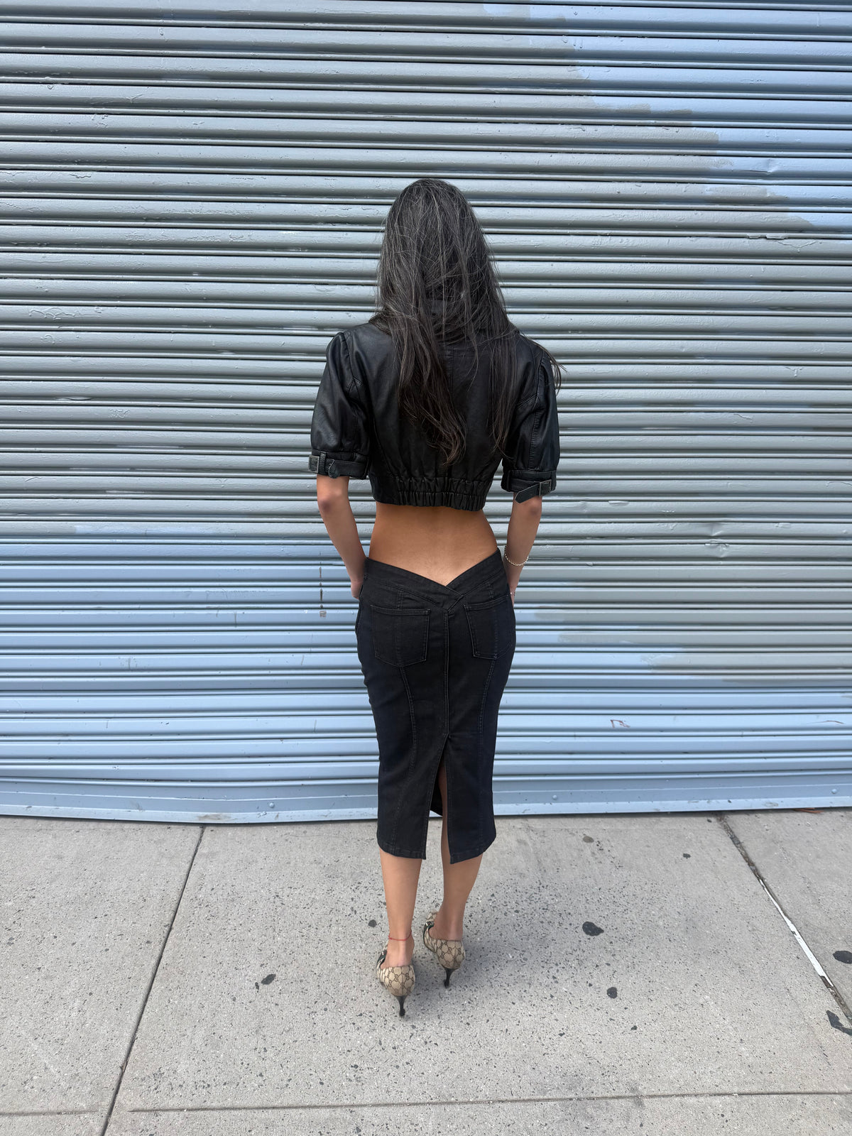 Vintage Gucci Denim Skirt