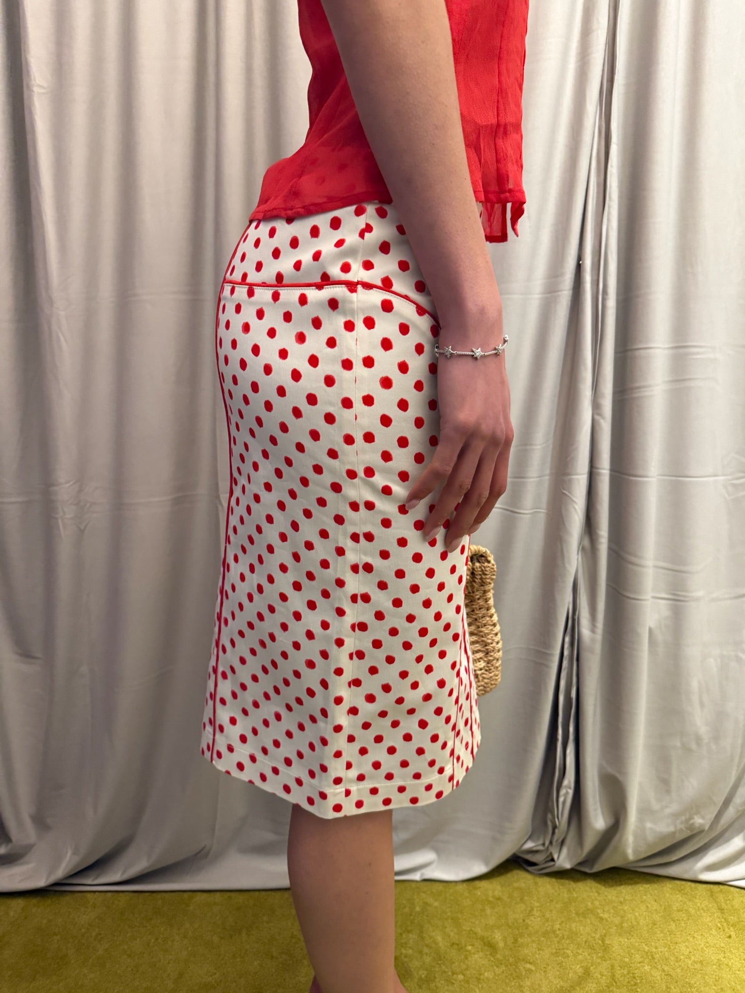Blumarine Polka Dot Skirt