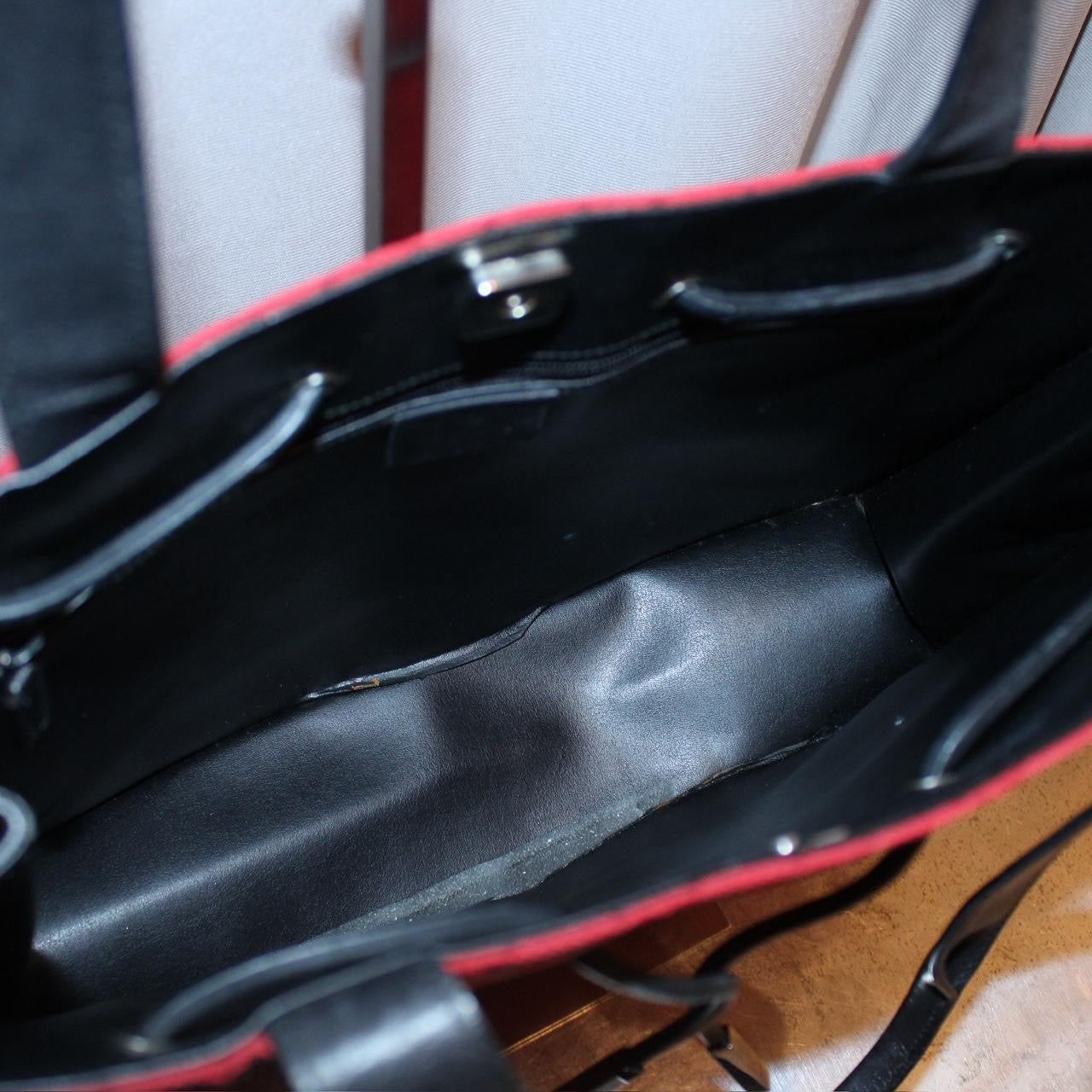 Vintage Gucci Red Monogram Bag