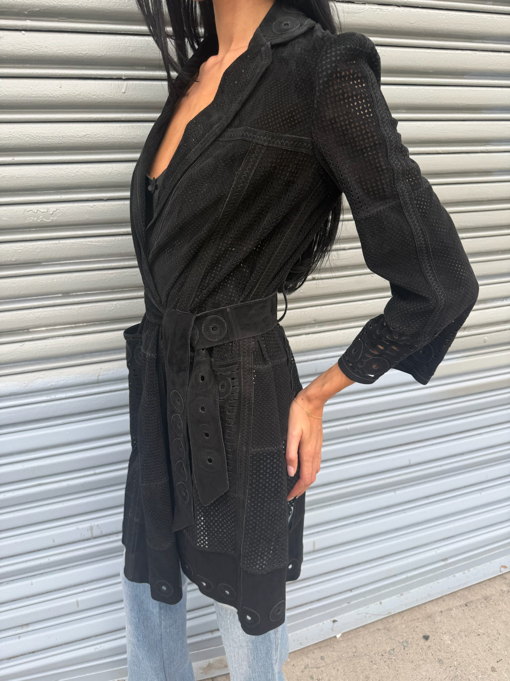 Roberto Cavalli Suede Jacket