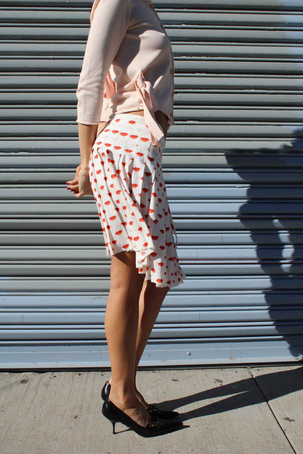 Prada S/S 2000 Reissue Lip Print Skirt from Resort 2011