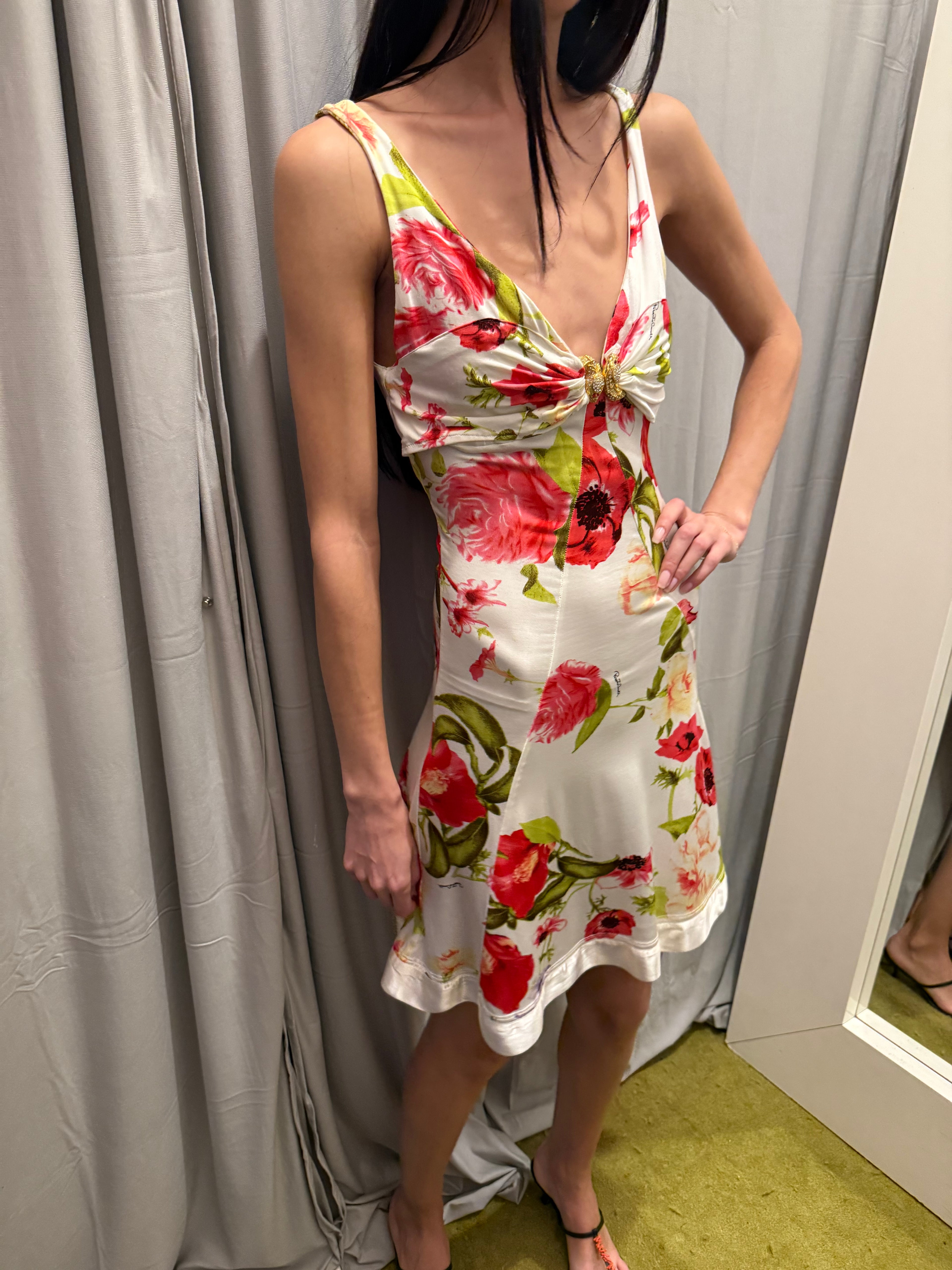 Roberto Cavalli Floral Dress