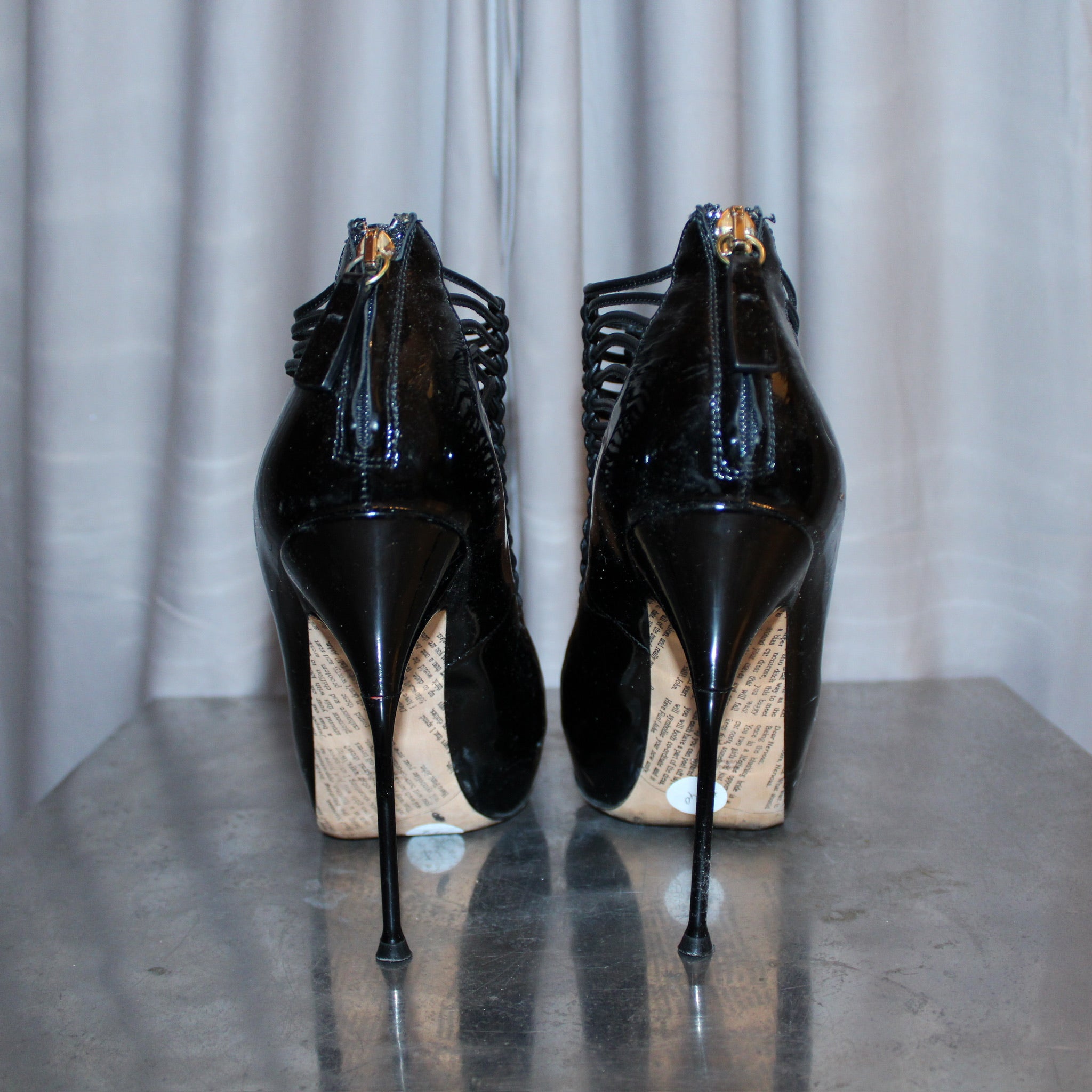 John Galliano Patent Leather Heels