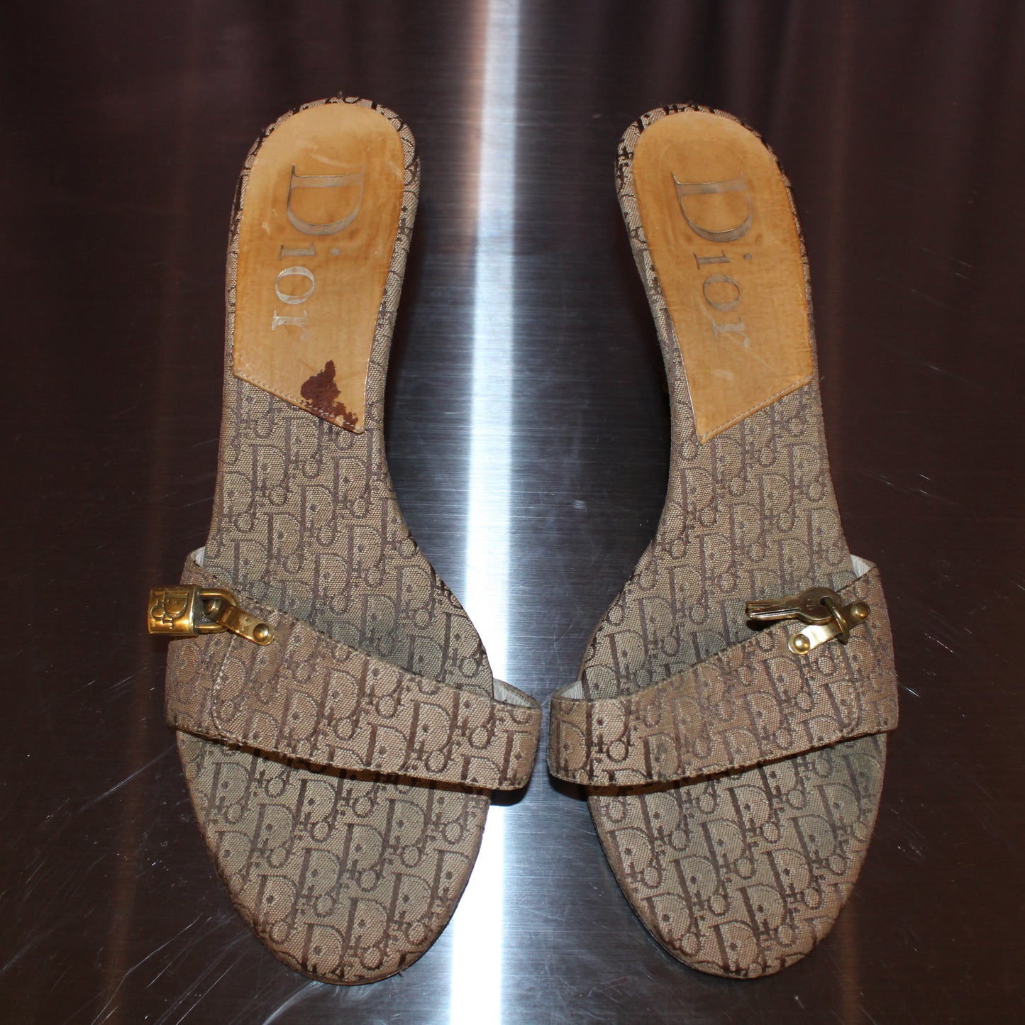 Vintage Dior Monogram Heels