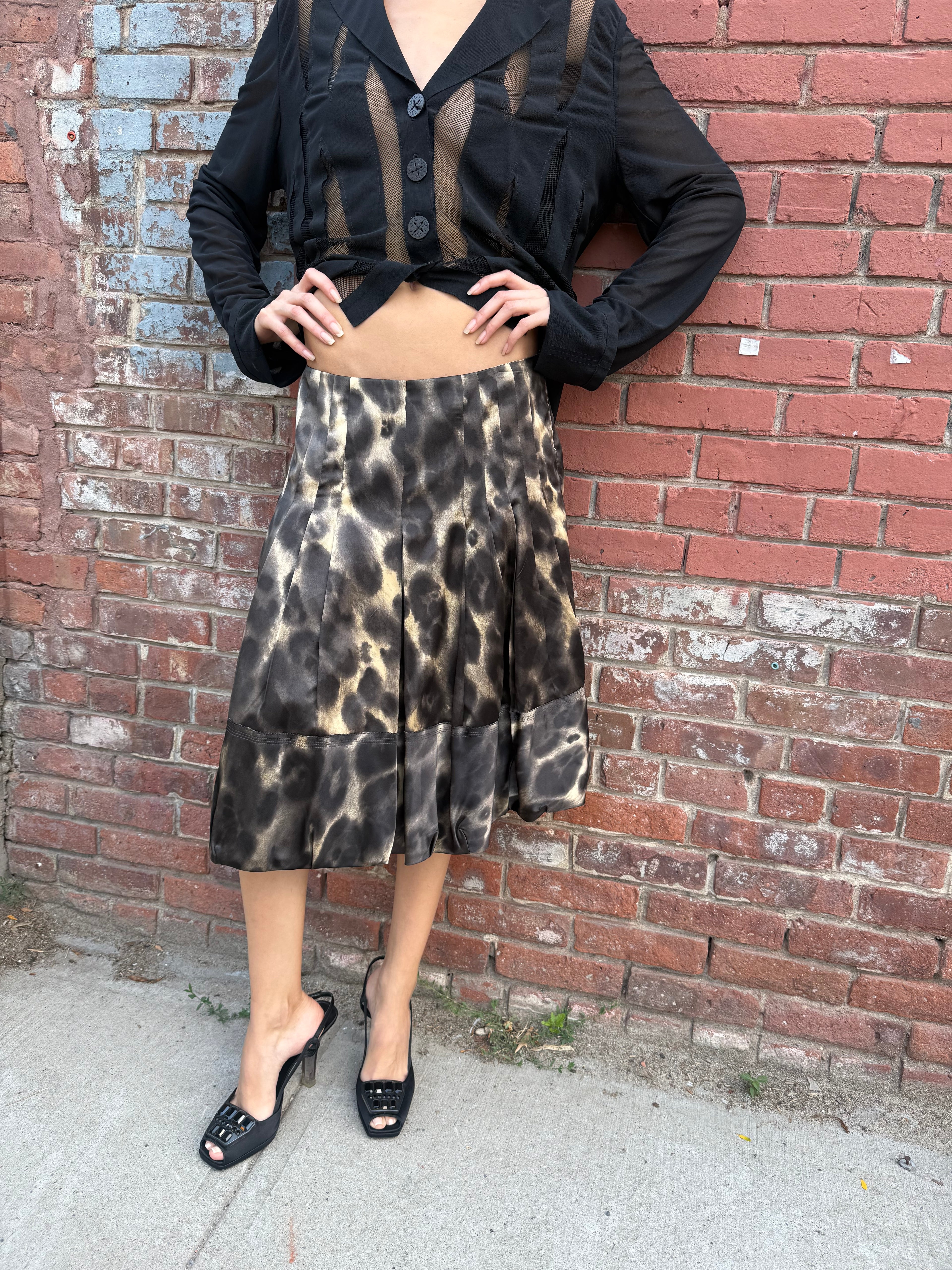 Prada Silk Skirt
