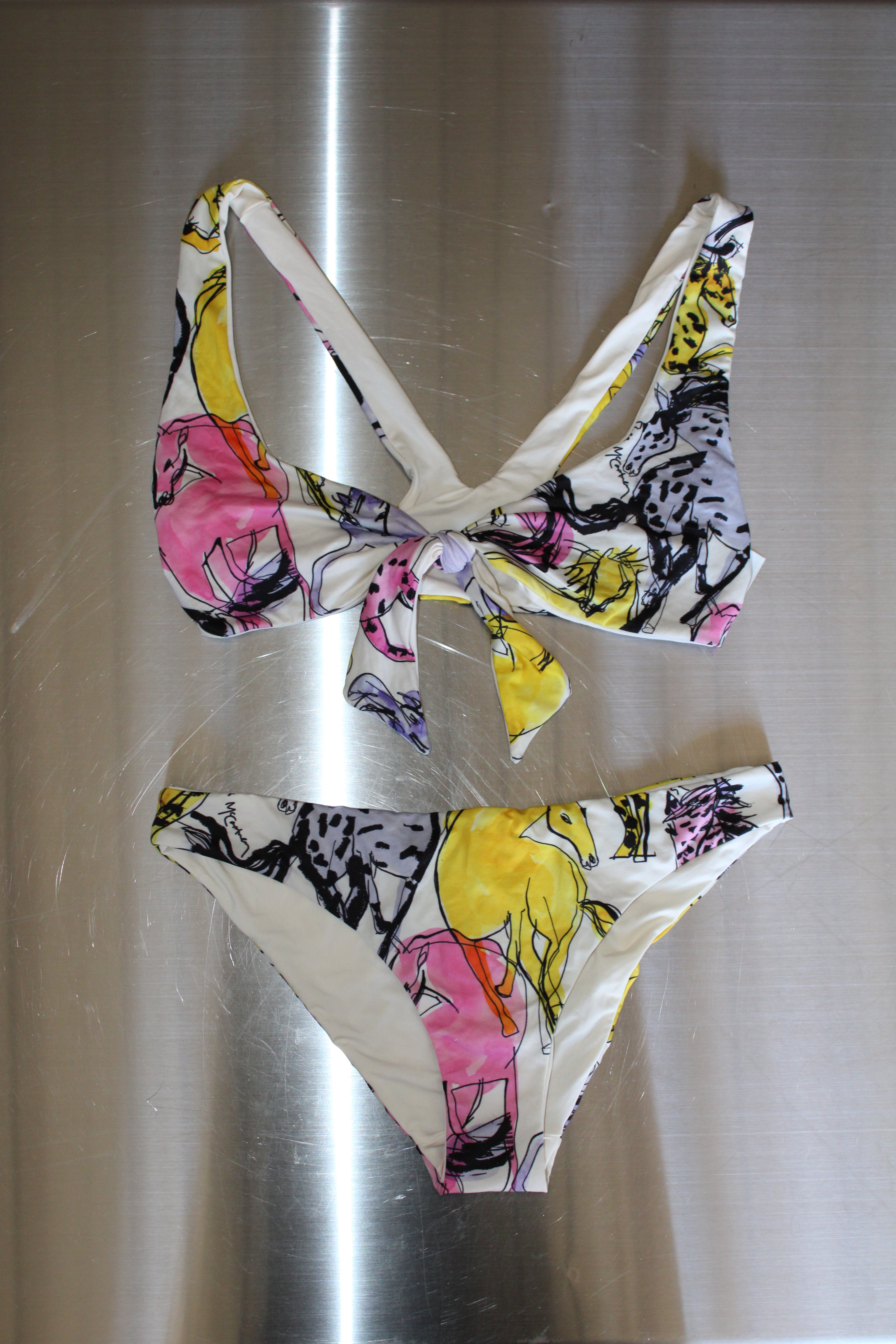 Stella McCartney Horse Print Deadstock Bikini Set