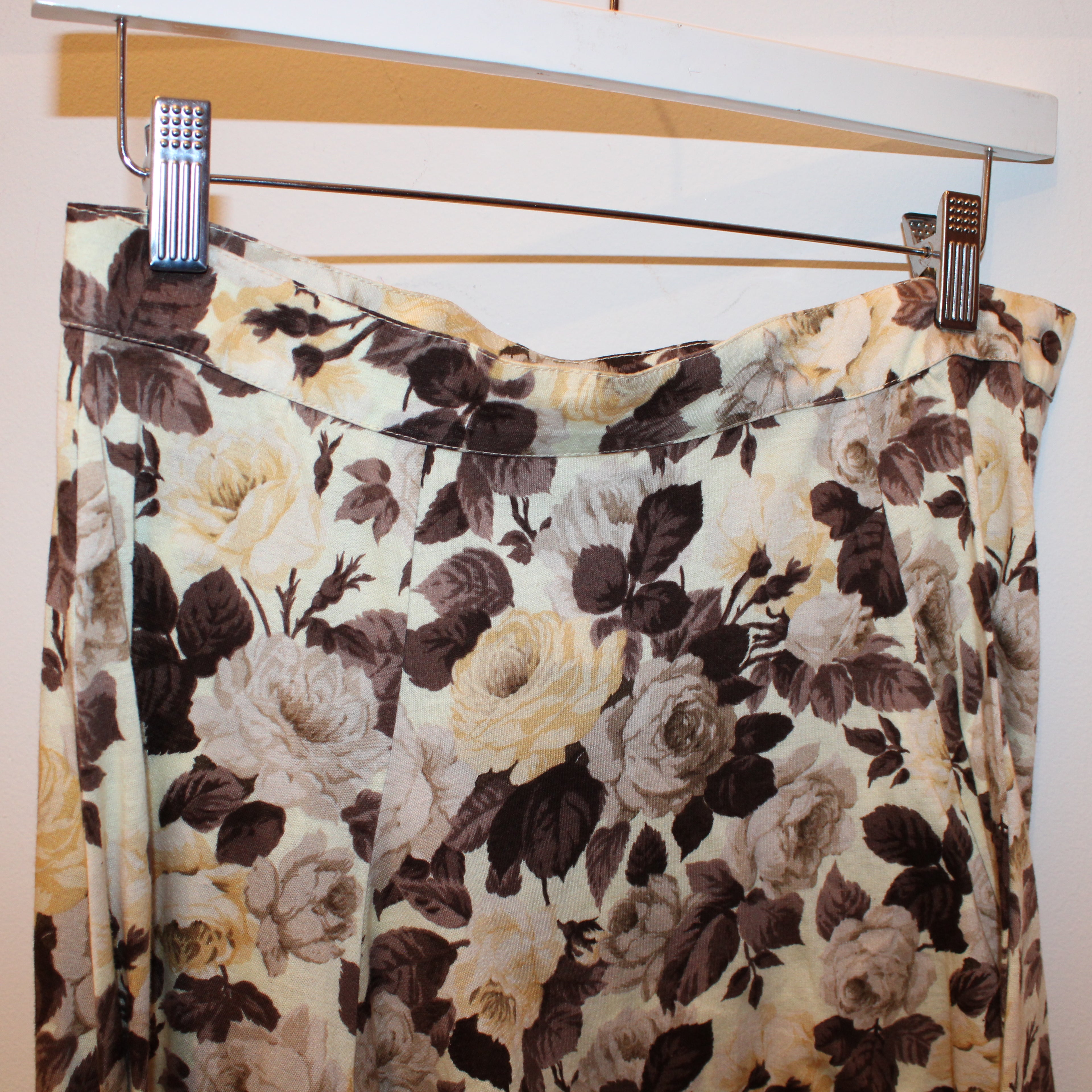 Blumarine floral skirt