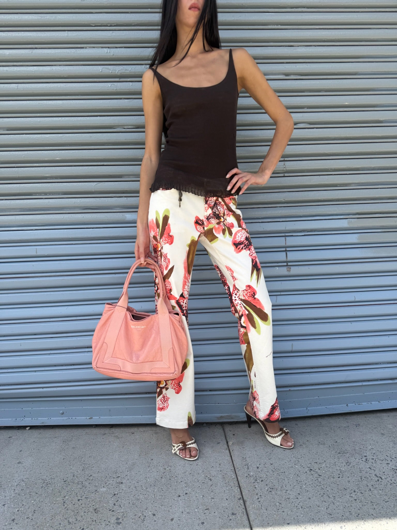 Roberto Cavalli Floral Jeans