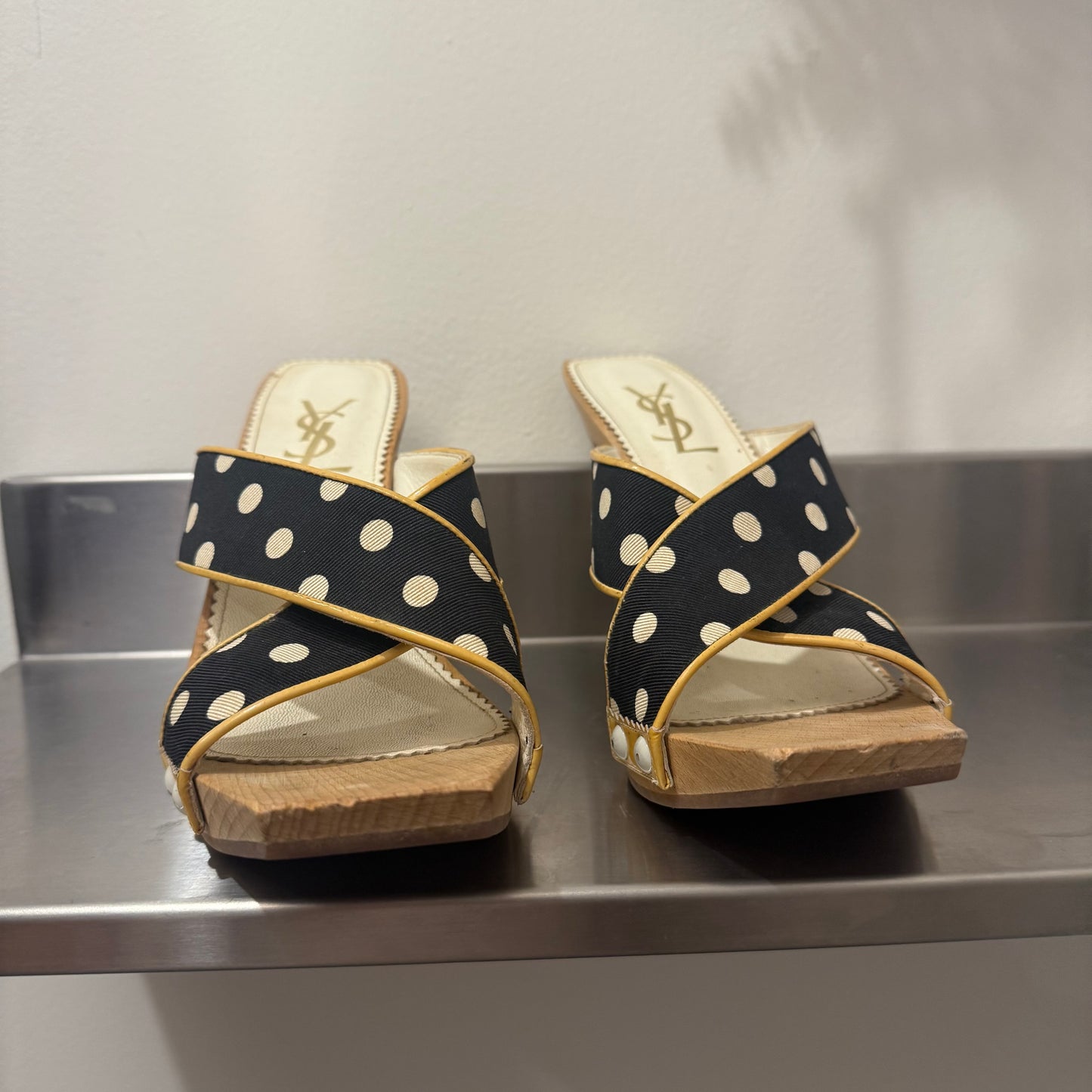 Vintage YSL Polka Dot Heels