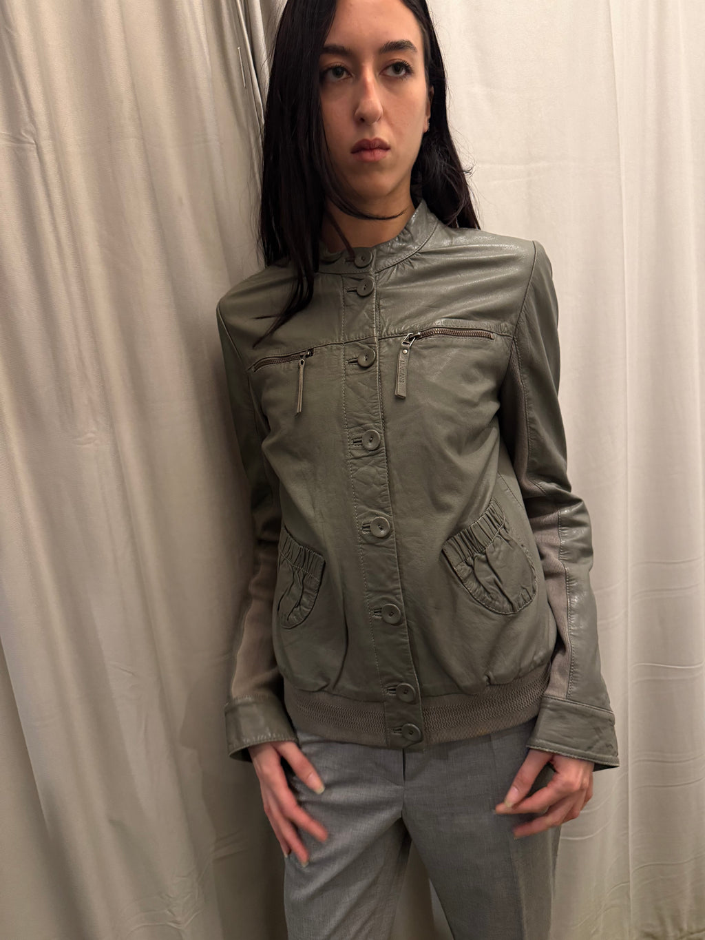 Liu Jo Jeans Leather Moto Jacket